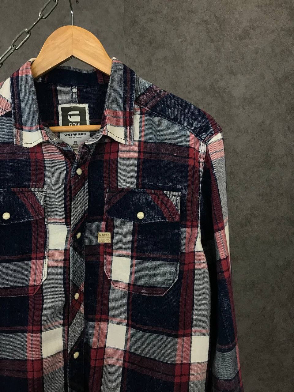 G-Star G Star Raw flannel shirt Size US L / EU 52-54 / 3 - 2 Thumbnail