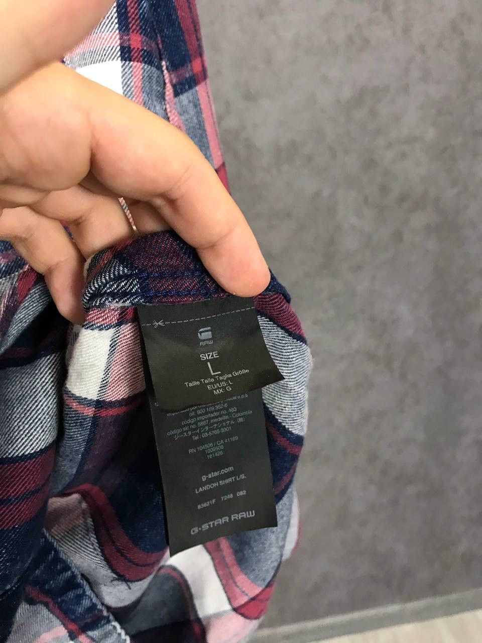 G-Star G Star Raw flannel shirt Size US L / EU 52-54 / 3 - 5 Thumbnail