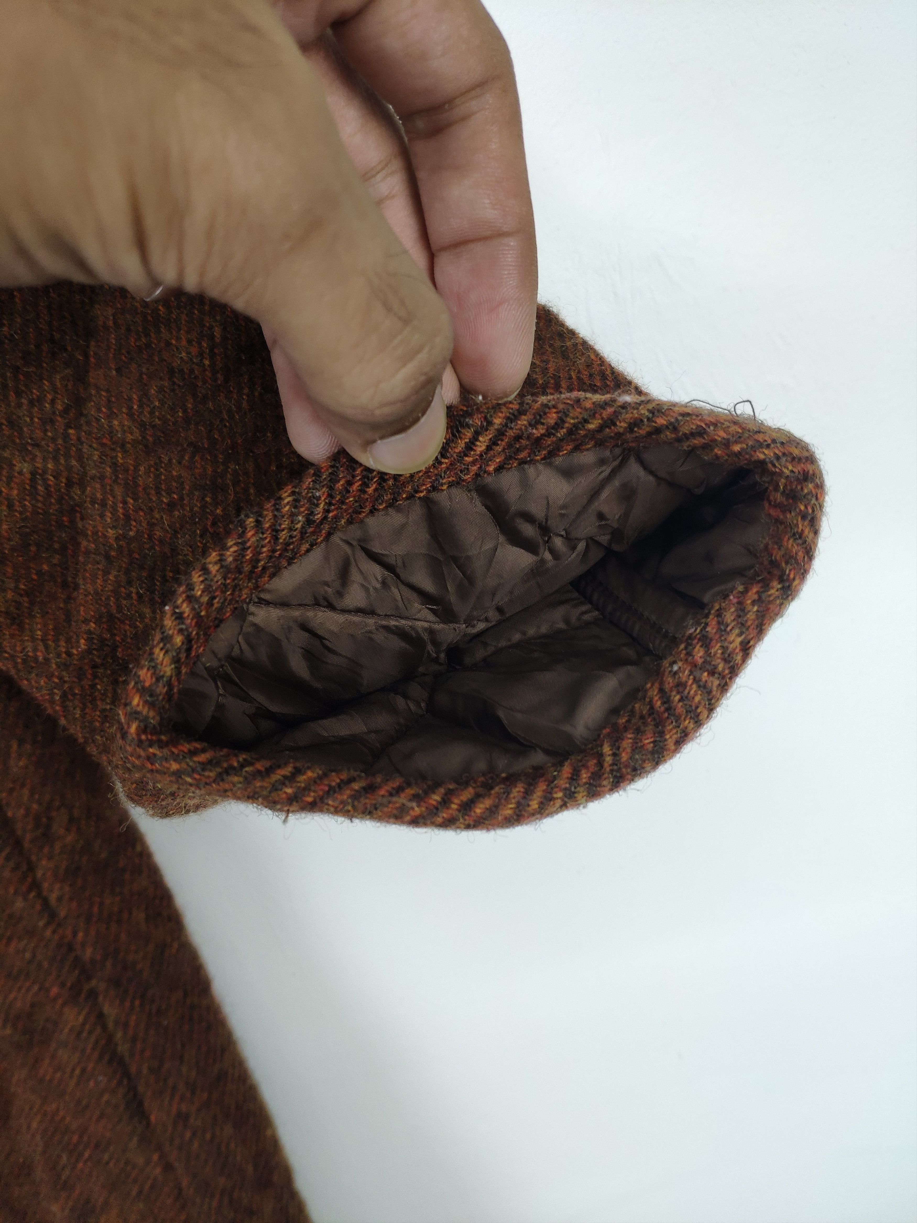 Japanese Brand × Vintage Steal 💥 Vintage Wool Coat Long Hoodie by Shetland Wool Size XS / US 0-2 / IT 36-38 - 4 Thumbnail