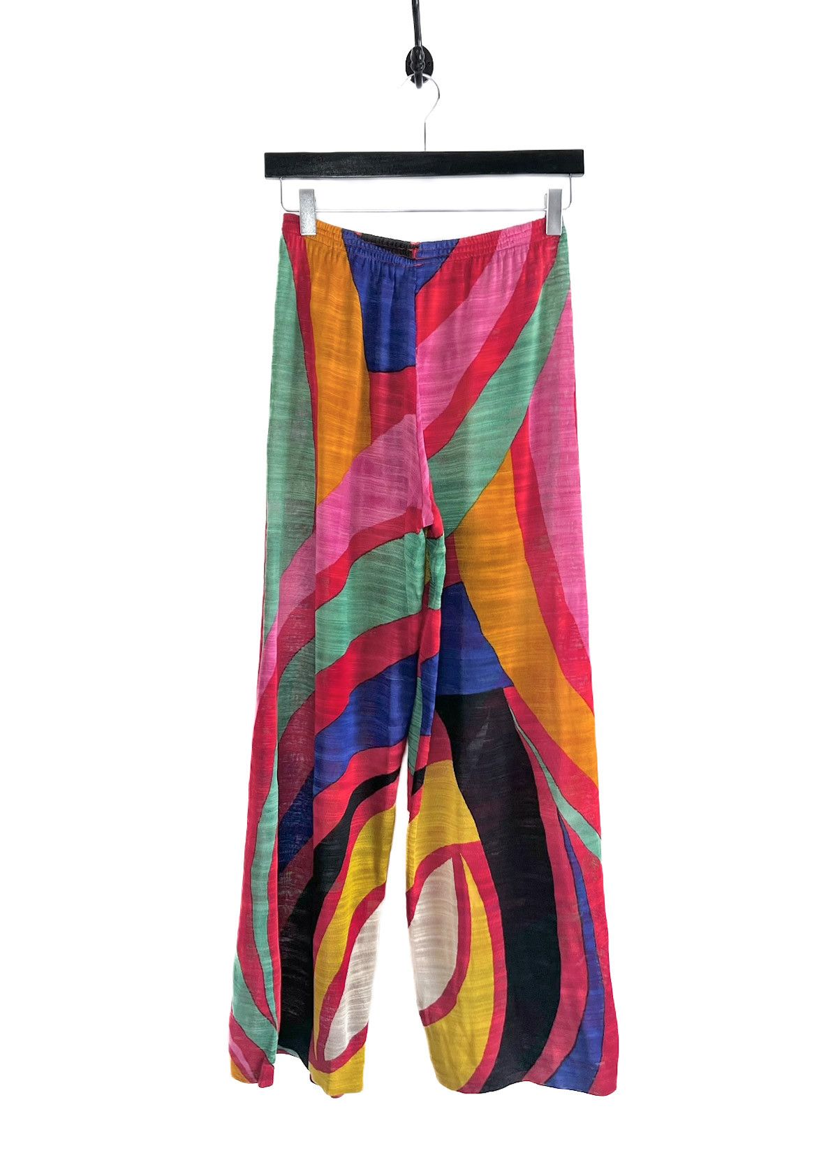Missoni Missoni Multicolour Psychedelic Light Palazzo Trousers Size 27" / US 4 / IT 40 - 2 Thumbnail