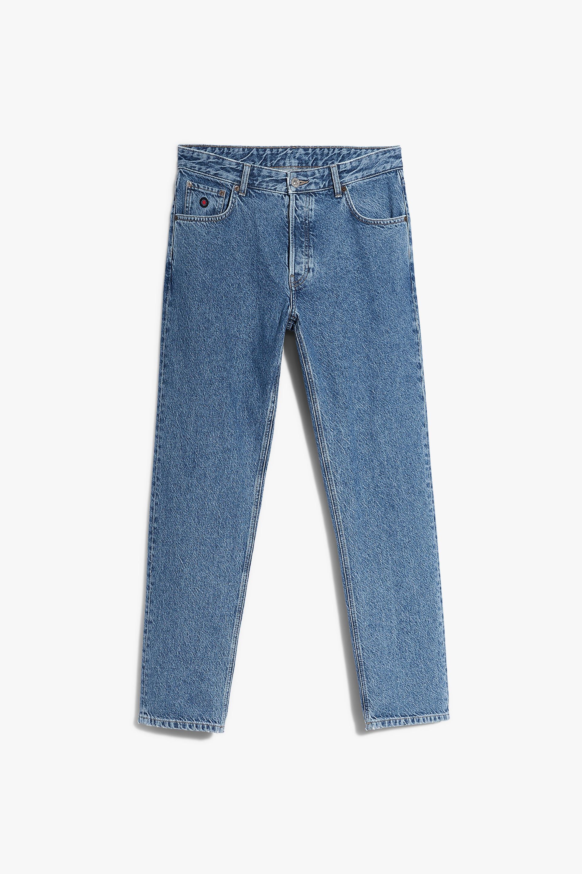 Zara Rhuigi x Zara Straight Navy Indigo Jeans Denim Size US 30 / EU 46 - 6 Thumbnail
