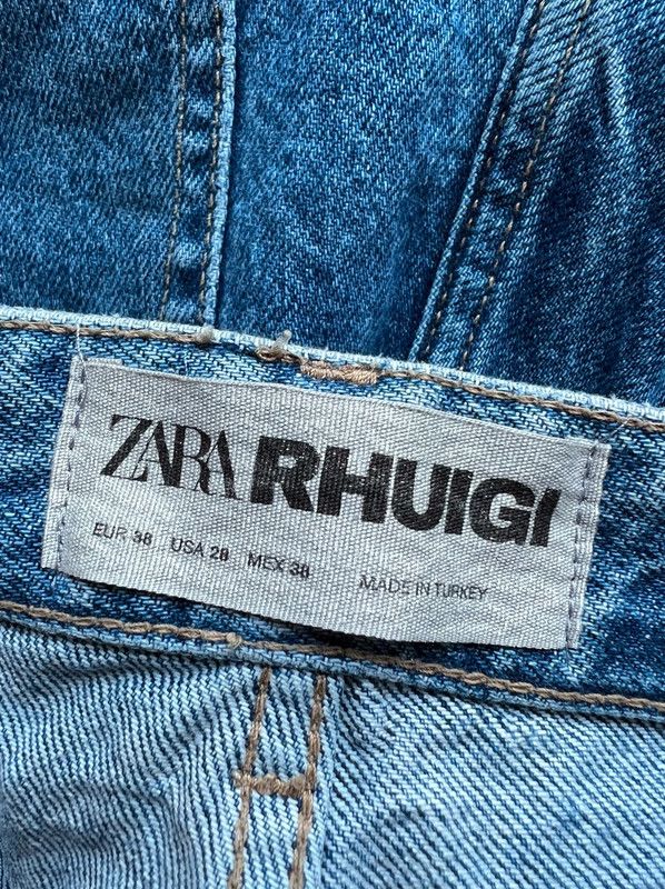 Zara Rhuigi x Zara Straight Navy Indigo Jeans Denim Size US 30 / EU 46 - 4 Thumbnail