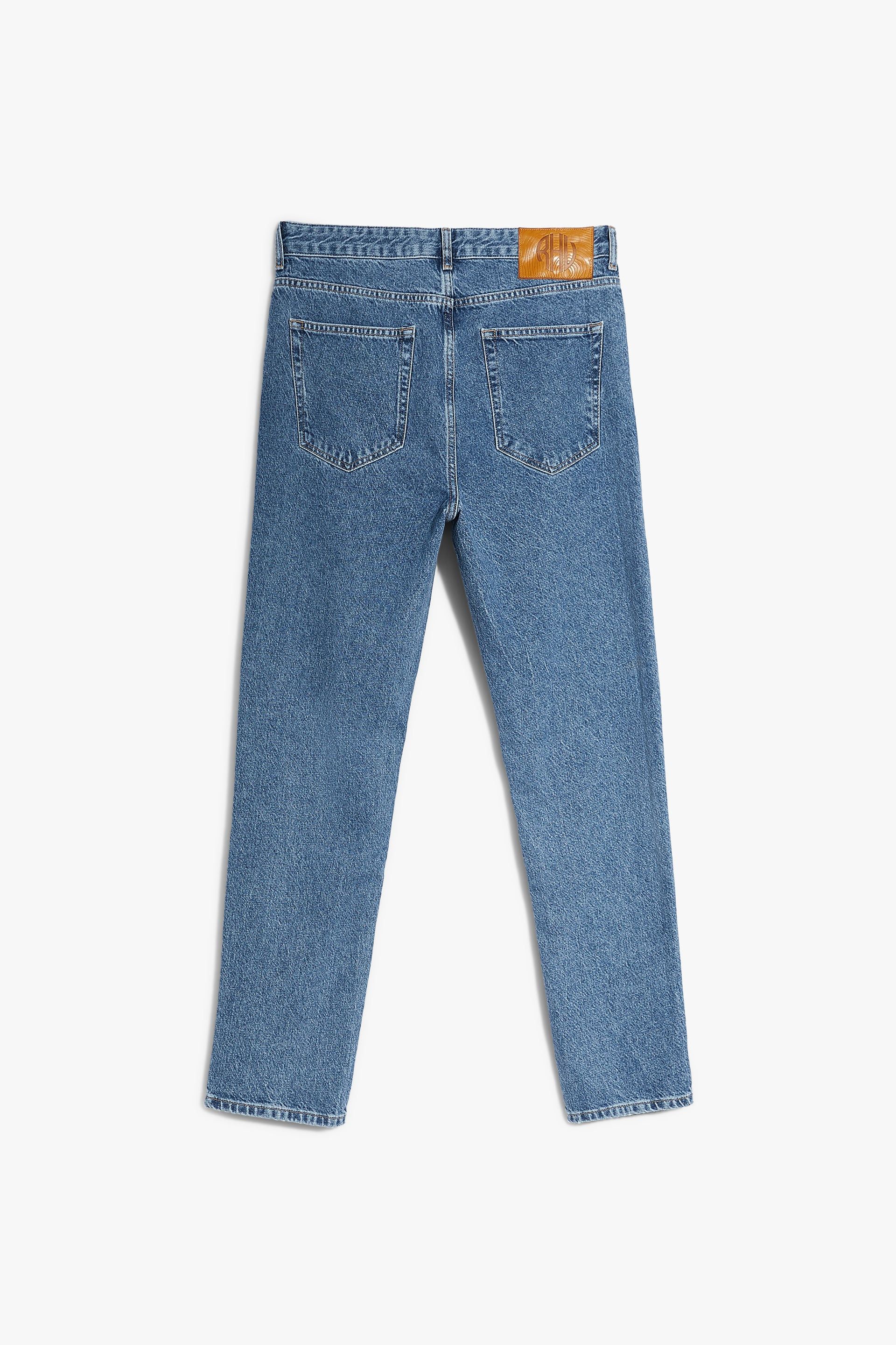 Zara Rhuigi x Zara Straight Navy Indigo Jeans Denim Size US 30 / EU 46 - 7 Thumbnail