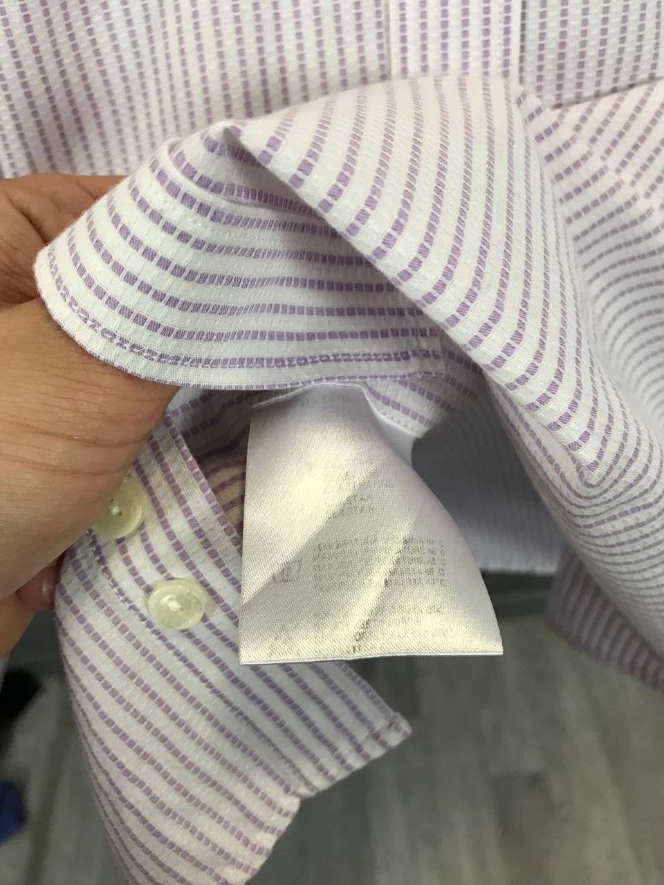 Versace Versace Collection luxury stripped shirt Size US L / EU 52-54 / 3 - 5 Thumbnail