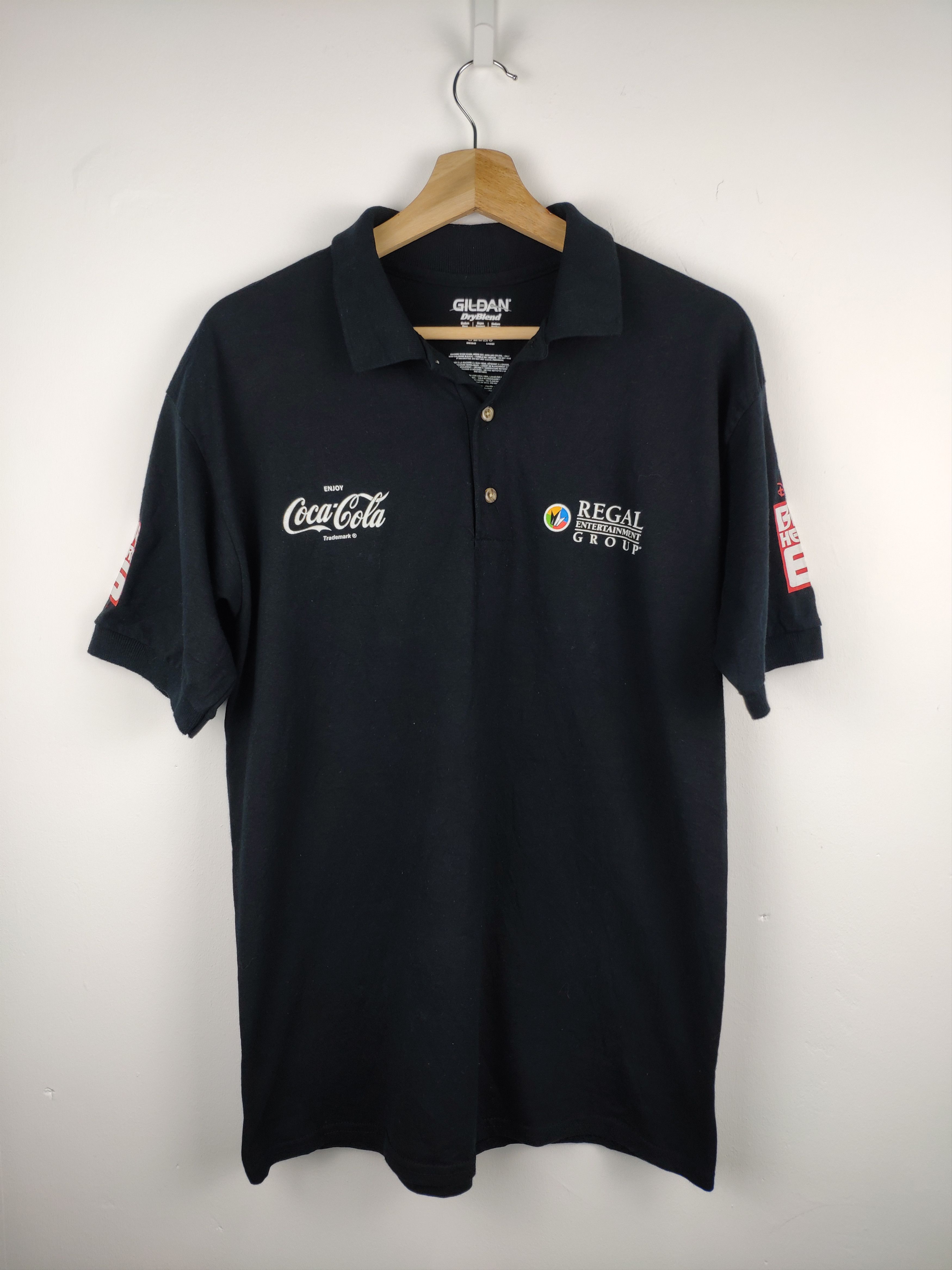 Coca Cola × Japanese Brand × Vintage Steal 💥 Vintage Polo Shirt Coca Cola Promo Tee Size US M / EU 48-50 / 2 - 1 Thumbnail