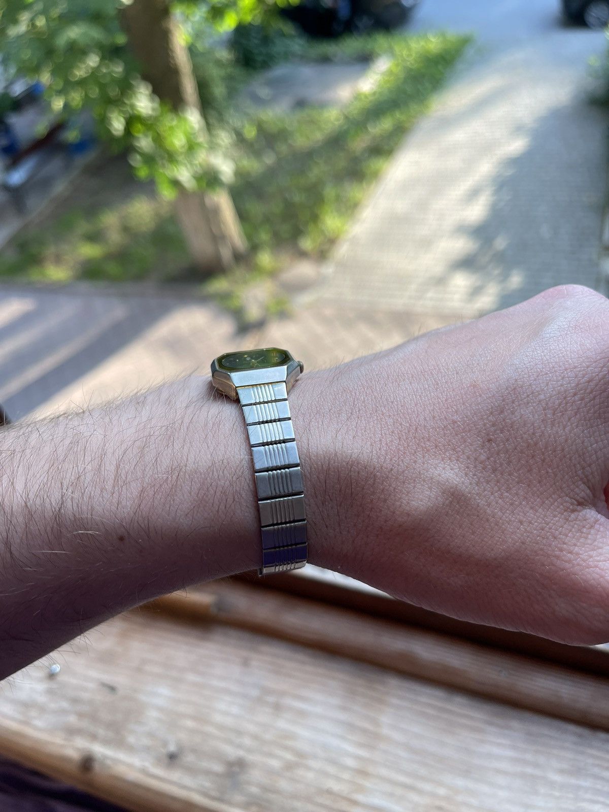 Japanese Brand × Vintage Watch OMAX jewerly futuristic bracelet retro avantgarde rare Size ONE SIZE - 4 Thumbnail