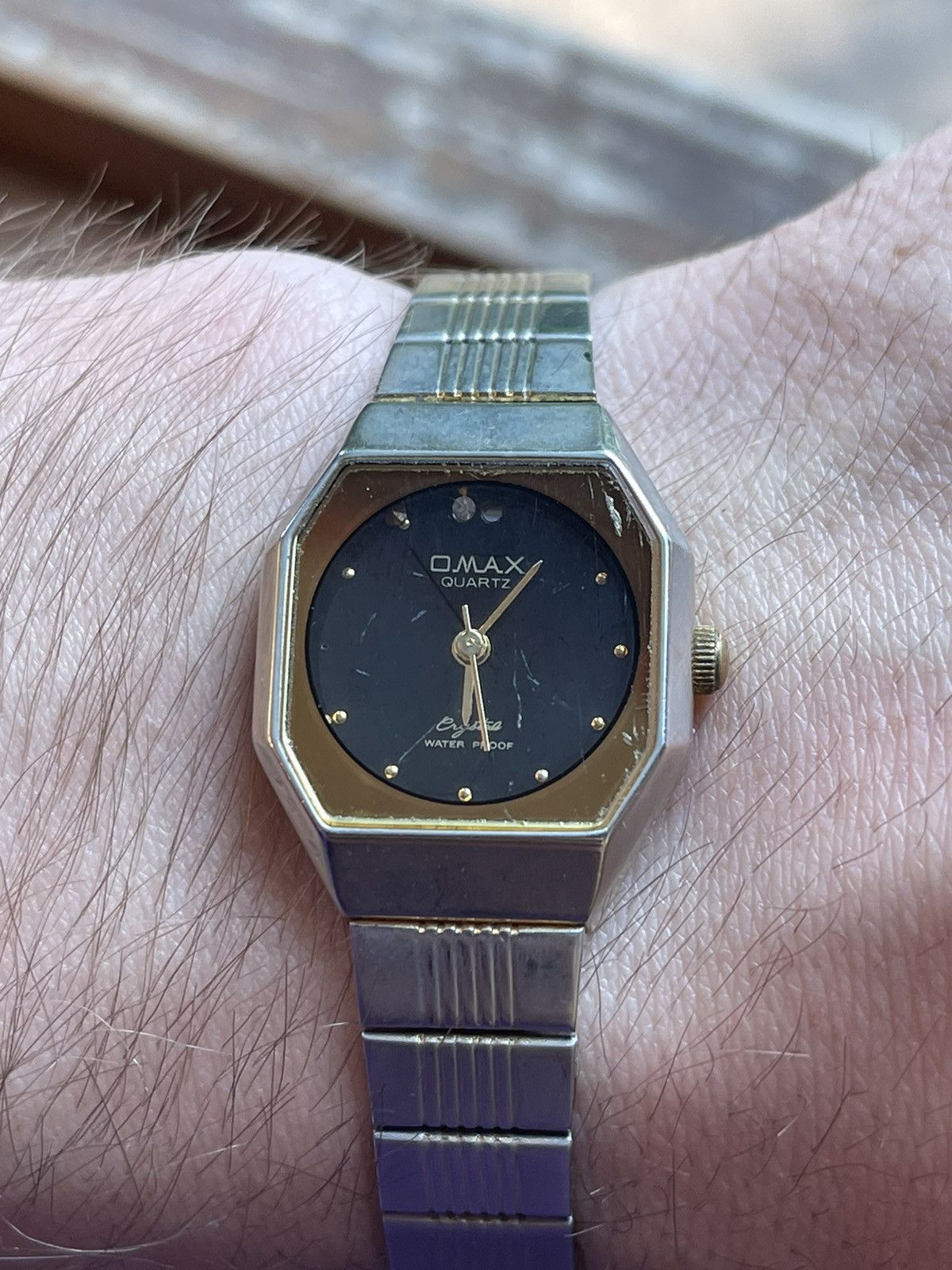 Japanese Brand × Vintage Watch OMAX jewerly futuristic bracelet retro avantgarde rare Size ONE SIZE - 1 Thumbnail
