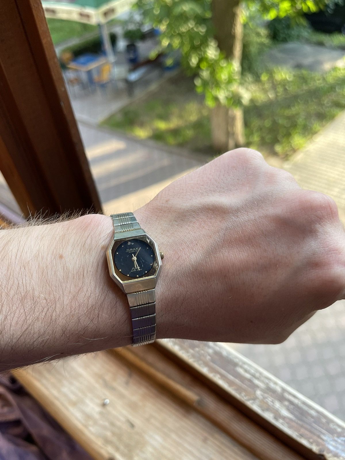 Japanese Brand × Vintage Watch OMAX jewerly futuristic bracelet retro avantgarde rare Size ONE SIZE - 2 Thumbnail
