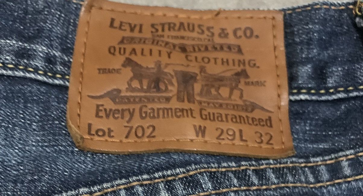Levi's Vintage 90s Levis 702 Straight Leg Jeans Size US 29 - 10 Thumbnail