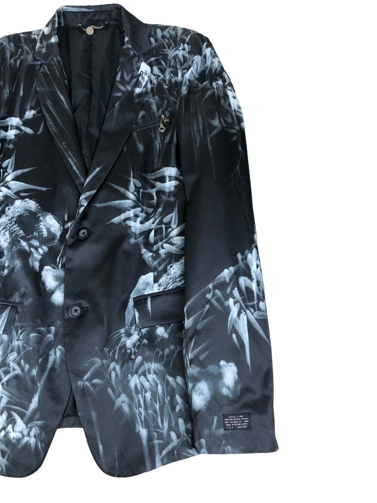 Diesel 2000s Diesel 2 Button with Painting Motif Blazer Size US S / EU 44-46 / 1 - 2 Thumbnail