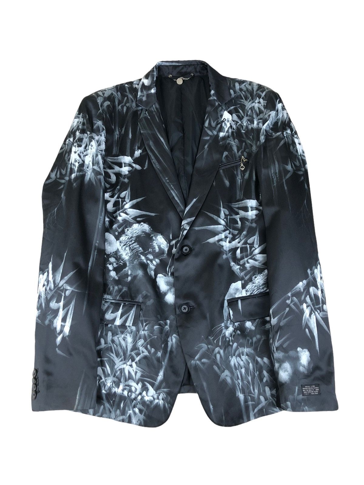 Diesel 2000s Diesel 2 Button with Painting Motif Blazer Size US S / EU 44-46 / 1 - 1 Thumbnail