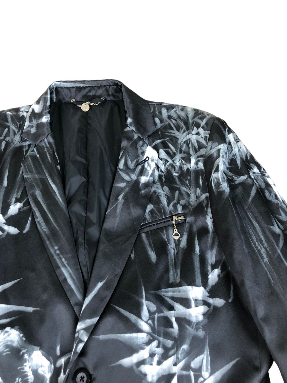 Diesel 2000s Diesel 2 Button with Painting Motif Blazer Size US S / EU 44-46 / 1 - 5 Thumbnail