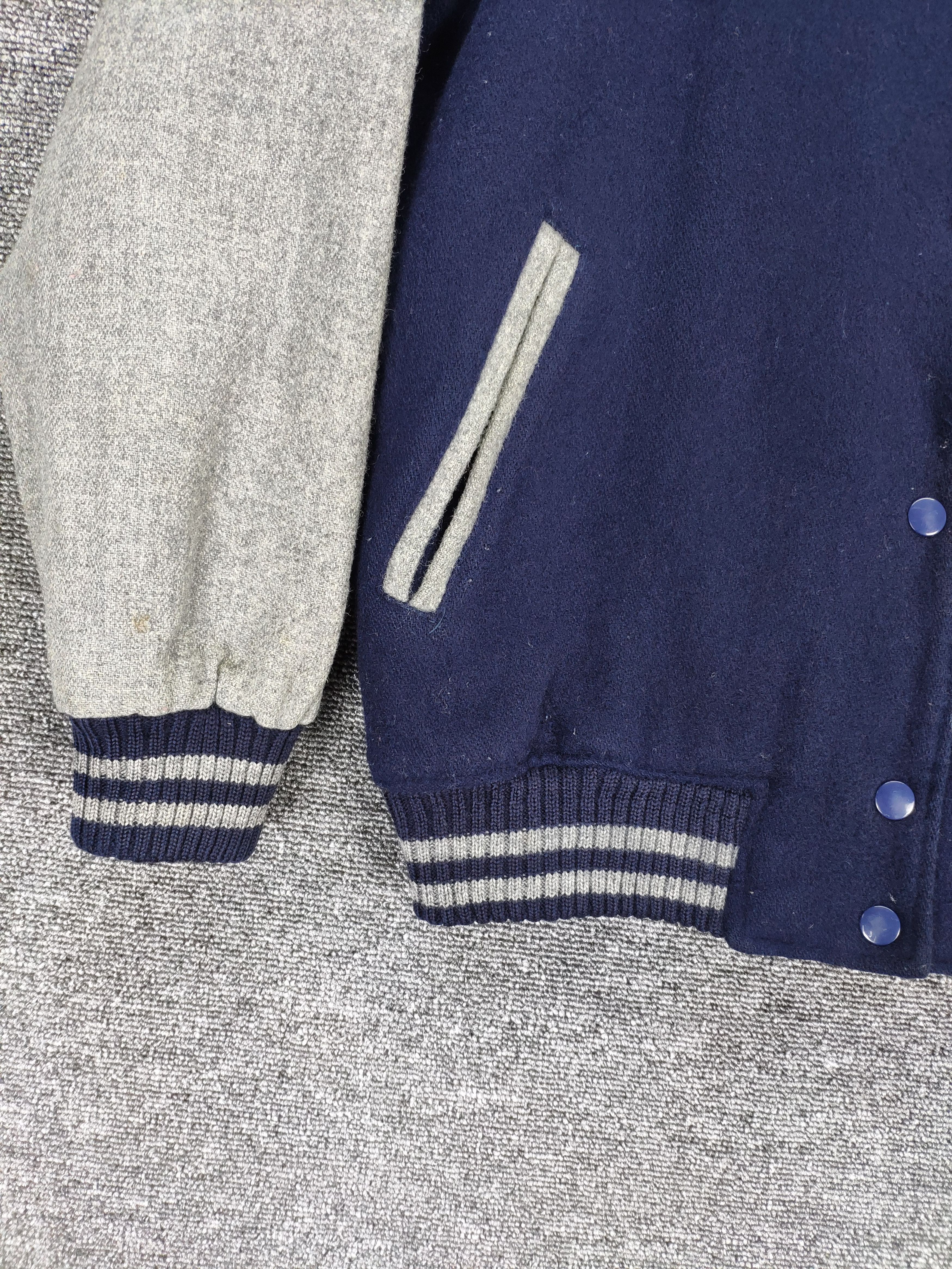 Vintage Vintage Wool Varsity Jacket by Troy Bros Size US M / EU 48-50 / 2 - 8 Thumbnail