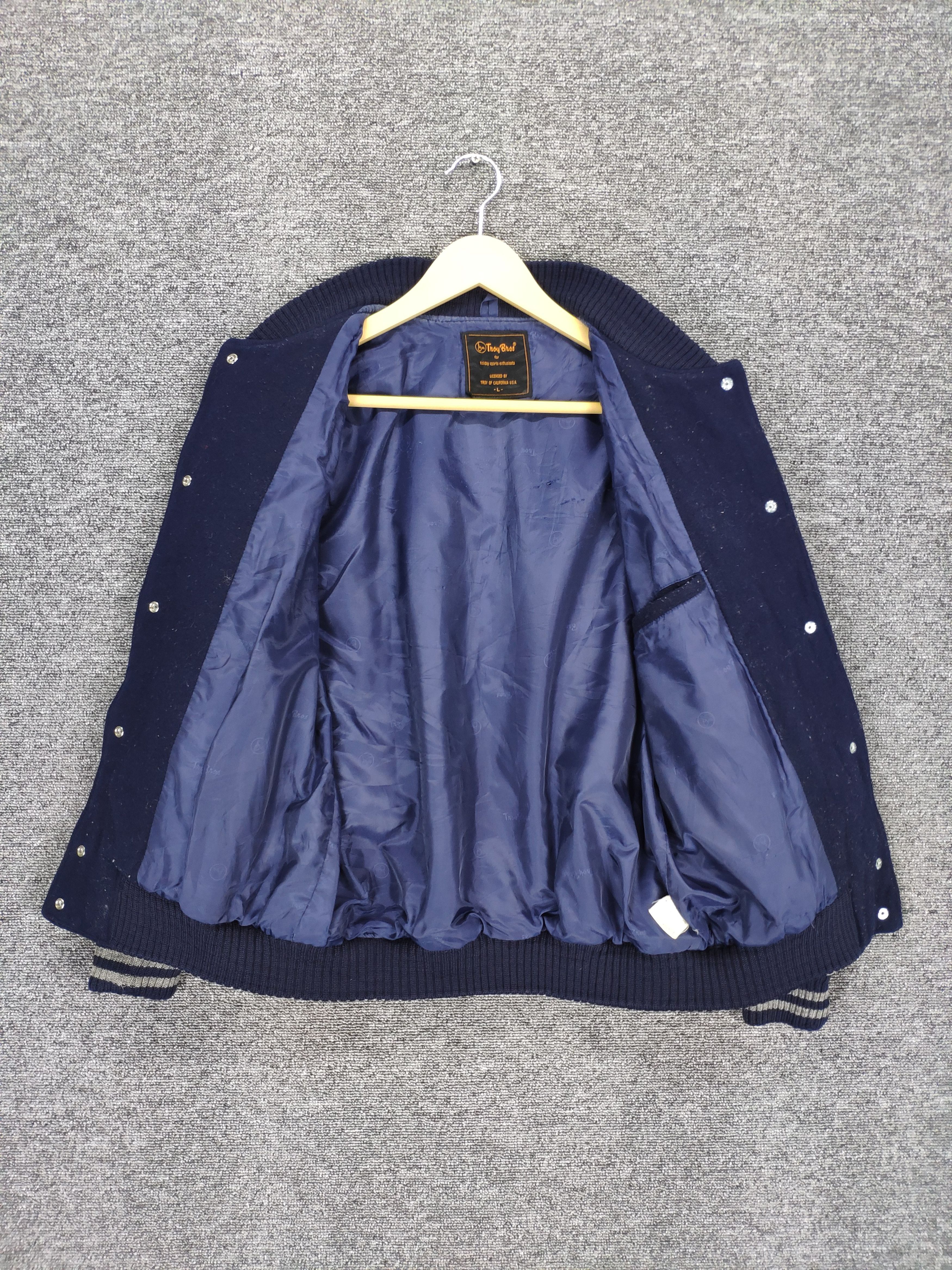 Vintage Vintage Wool Varsity Jacket by Troy Bros Size US M / EU 48-50 / 2 - 4 Thumbnail