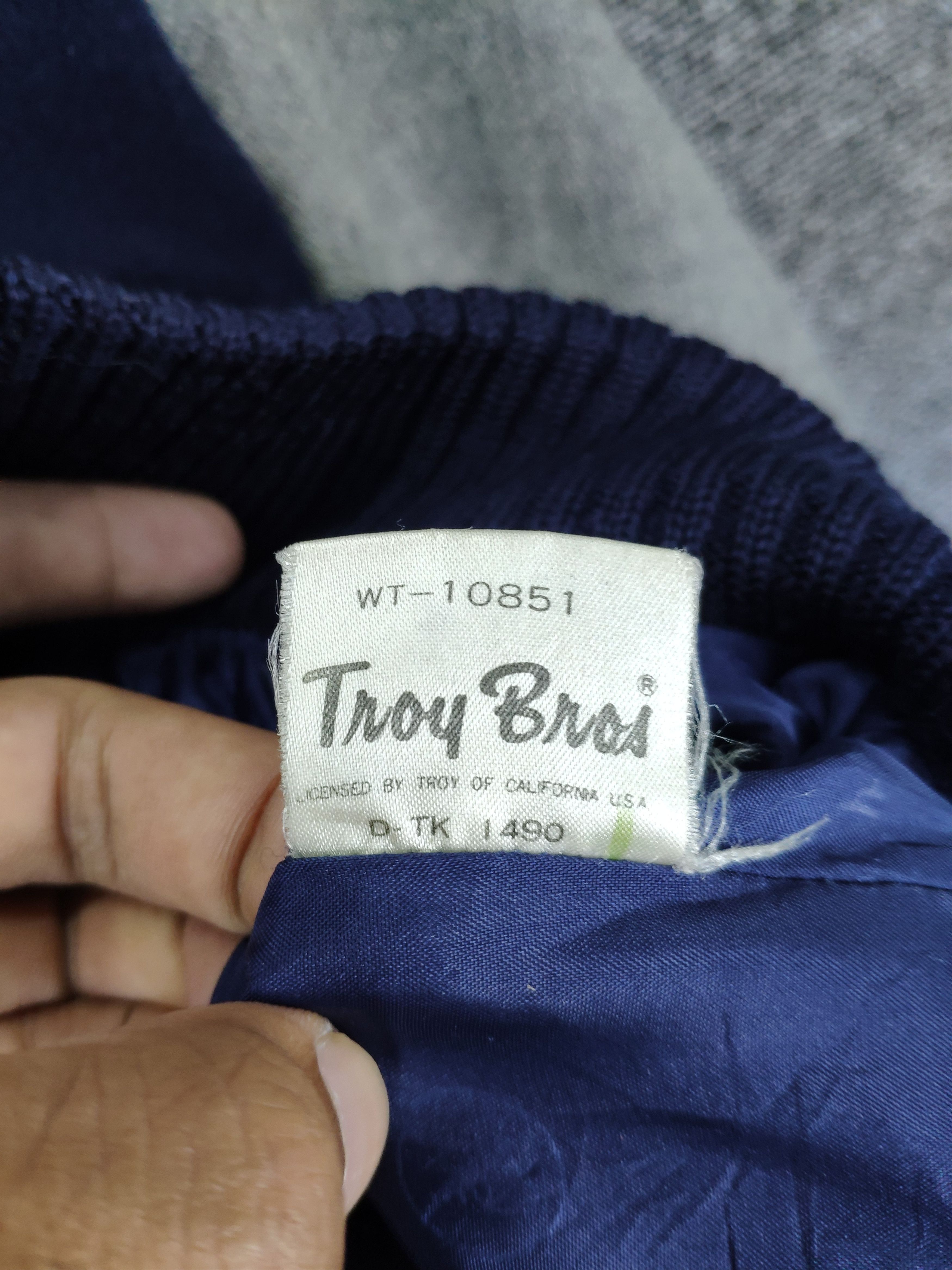 Vintage Vintage Wool Varsity Jacket by Troy Bros Size US M / EU 48-50 / 2 - 14 Thumbnail