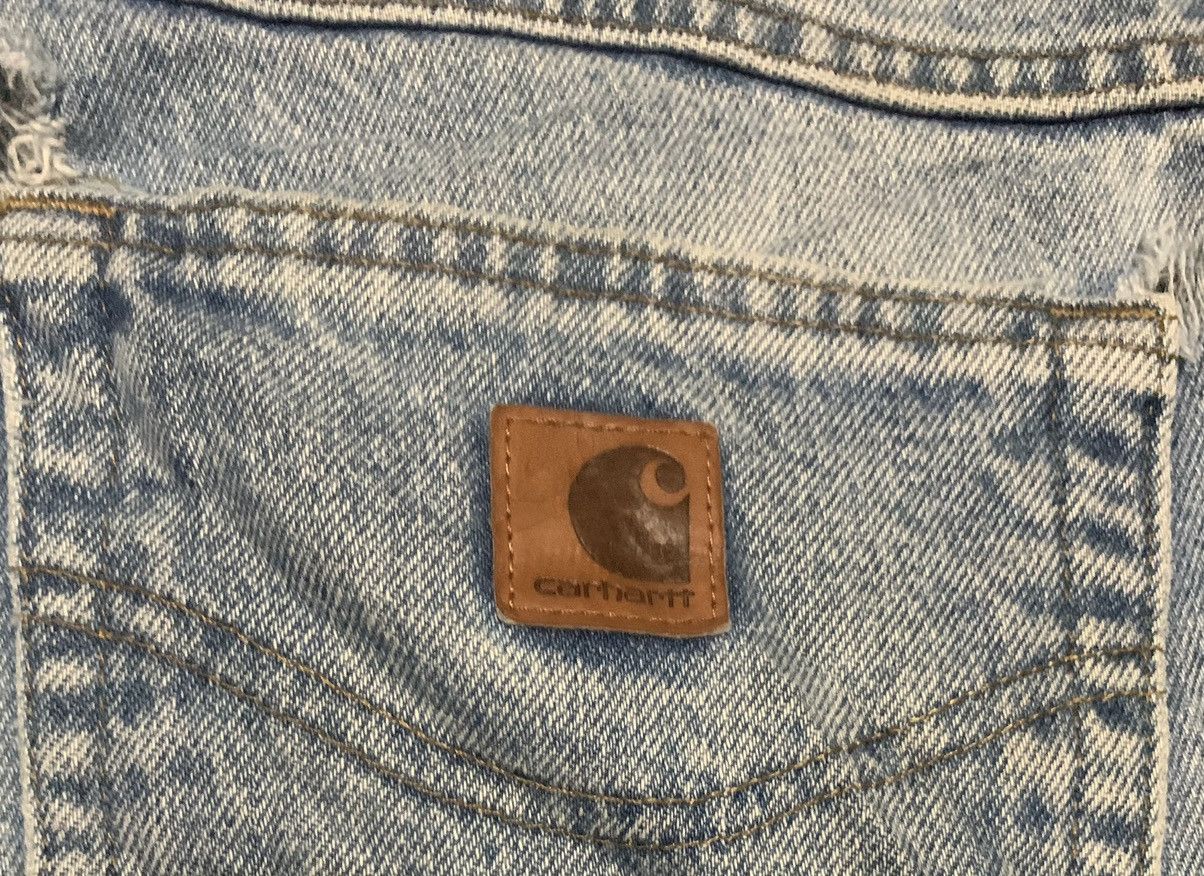 Carhartt × Vintage Vintage Carhartt Faded Blue Jeans Size US 34 / EU 50 - 6 Thumbnail