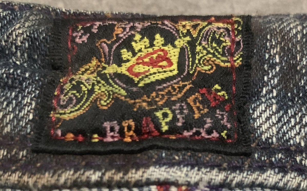 If Six Was Nine Vintage 90s Brappers Flare Bootcut Jeans Size 28" / US 6 / IT 42 - 10 Thumbnail