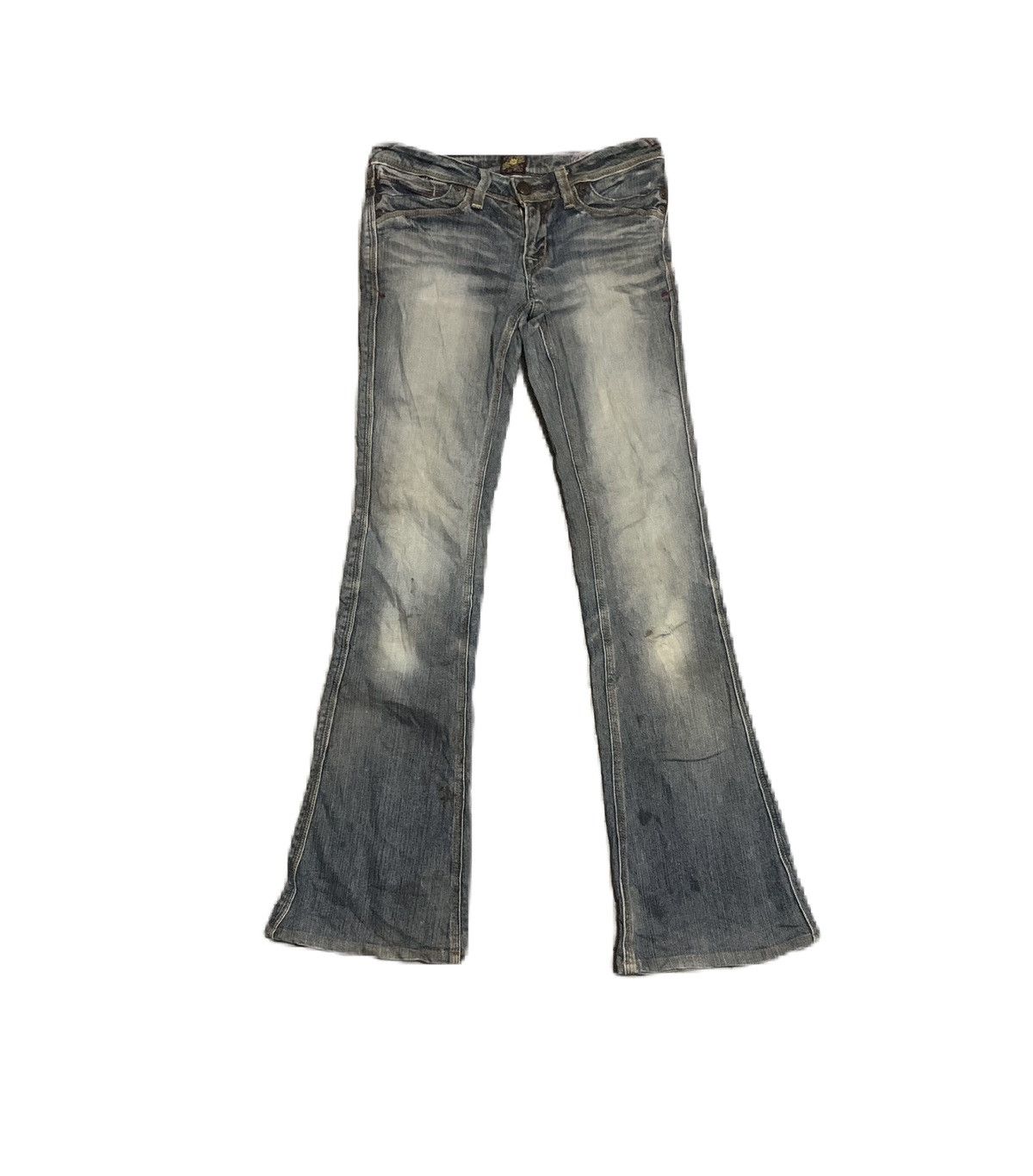 If Six Was Nine Vintage 90s Brappers Flare Bootcut Jeans Size 28" / US 6 / IT 42 - 2 Thumbnail