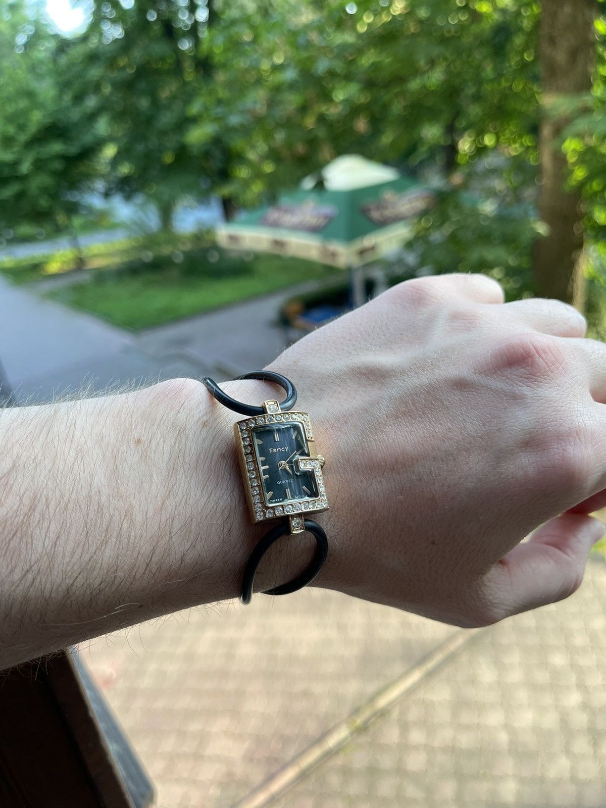 Japanese Brand × Vintage Vintage jewerly futuristic bracelet retro avantgarde watch Size ONE SIZE - 2 Thumbnail