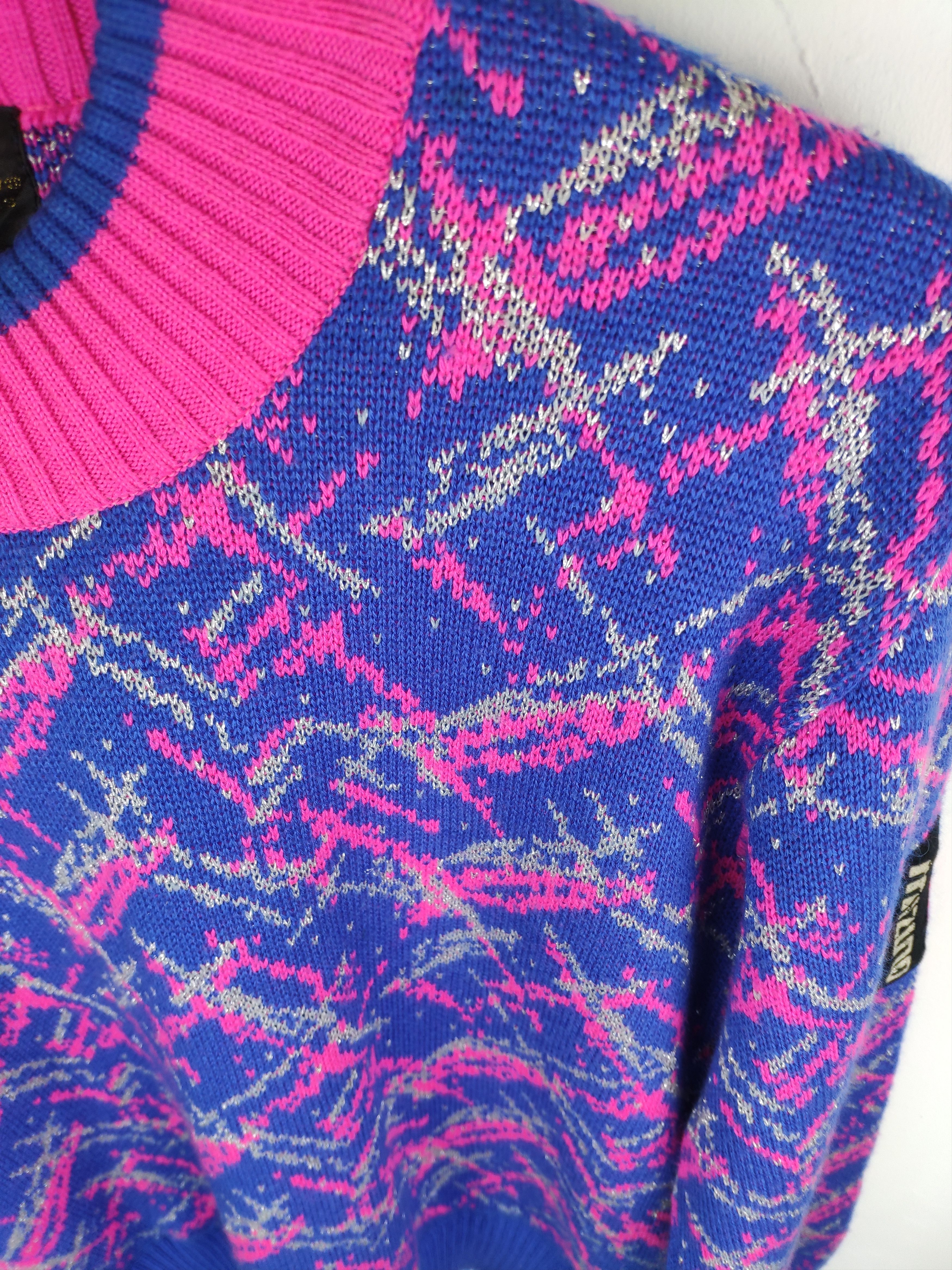 Japanese Brand × Mizuno × Vintage Vintage Mizuno Knit Sweater Coogi Style Size US M / EU 48-50 / 2 - 3 Thumbnail