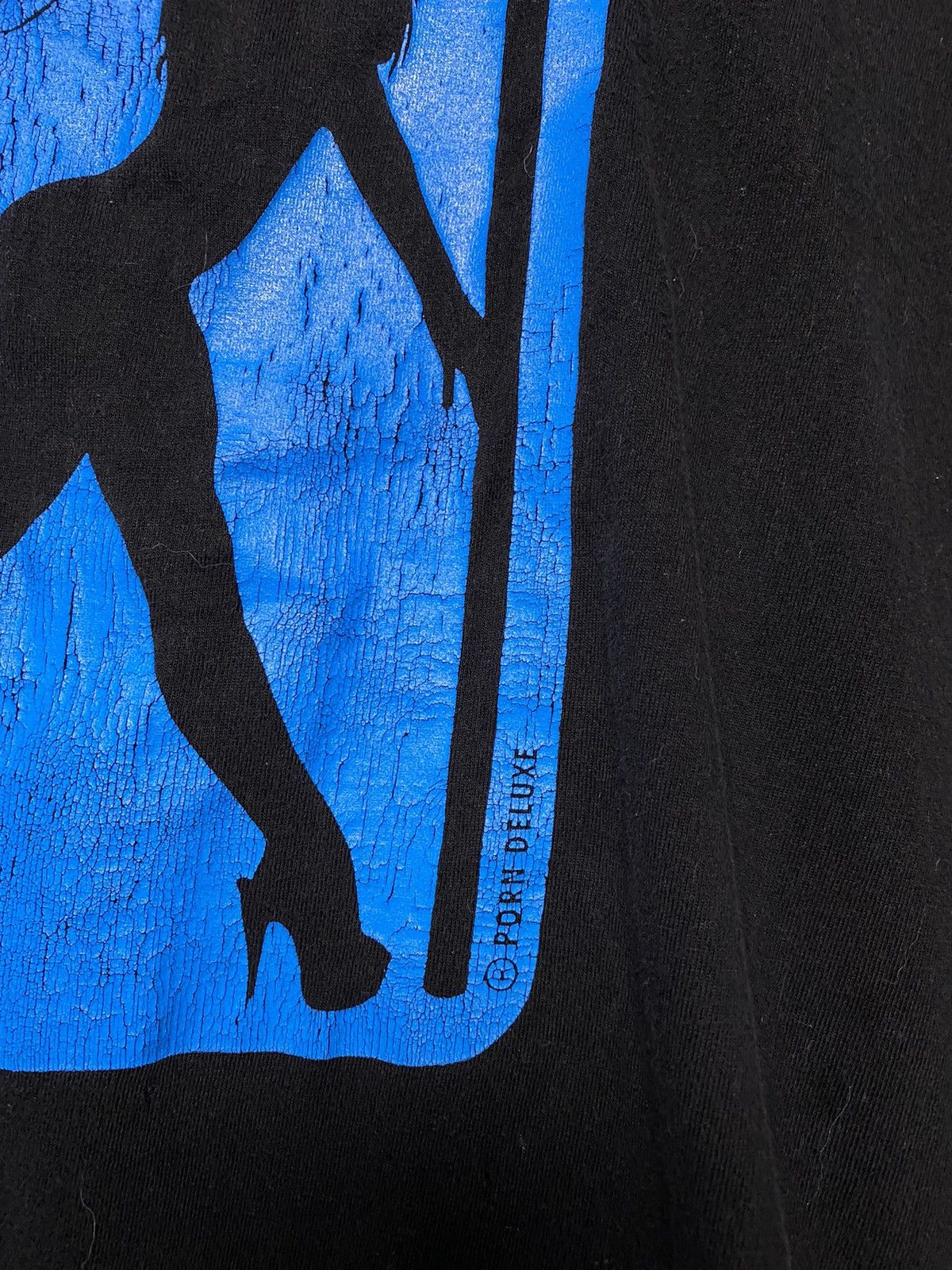 Hook-Ups Porn Deluxe vintage black T-shirt support single mums Size US L / EU 52-54 / 3 - 3 Thumbnail