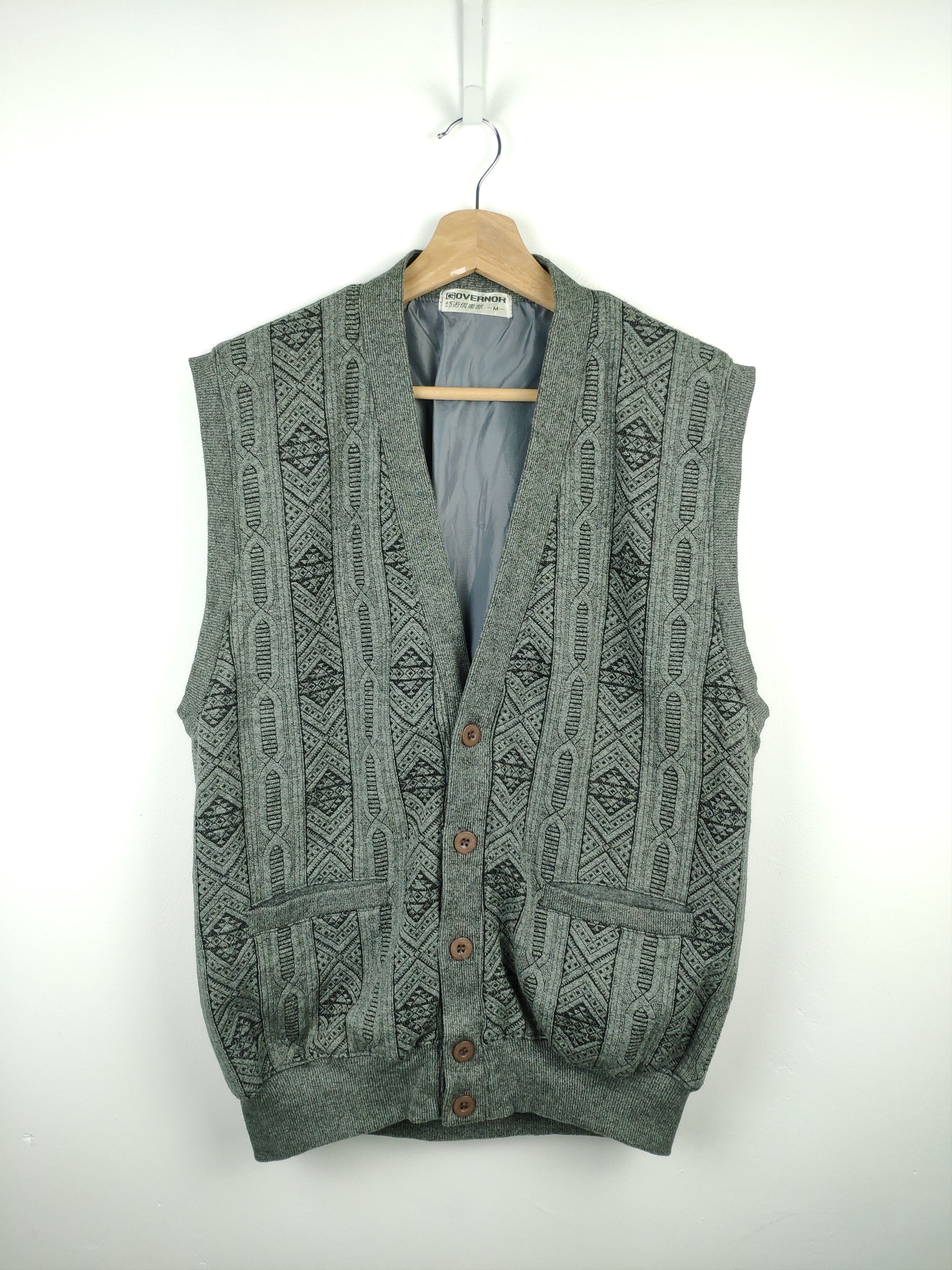 Japanese Brand × Vintage Steal 💥 Vintage Vest Cardigan Native Style Size US M / EU 48-50 / 2 - 1 Thumbnail