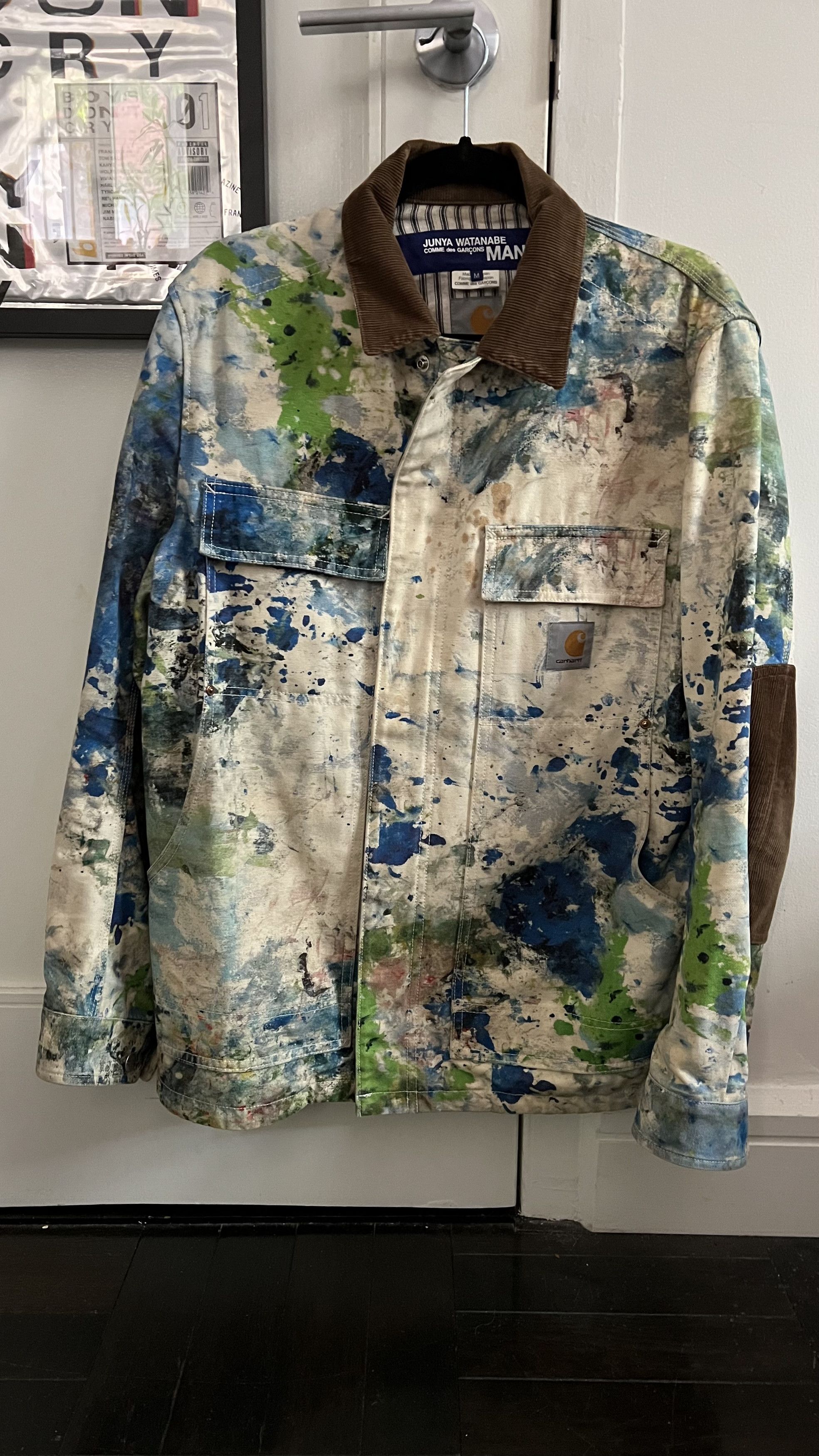 Junya watanabe hotsell paint splatter jeans