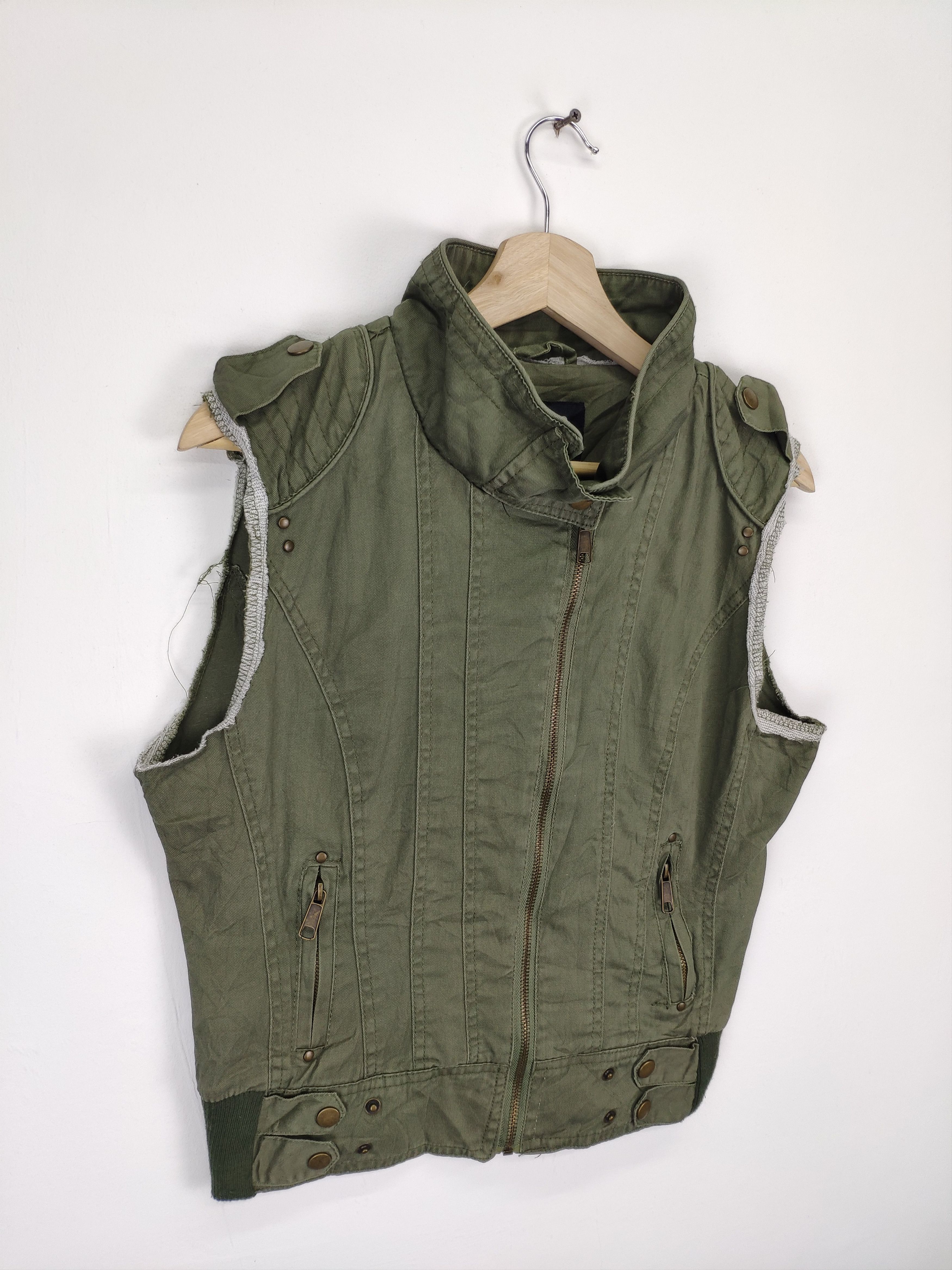 If Six Was Nine × Japanese Brand × Le Grande Bleu (L.G.B.) Vintage Japanese Vest Army Style Size M / US 6-8 / IT 42-44 - 3 Thumbnail