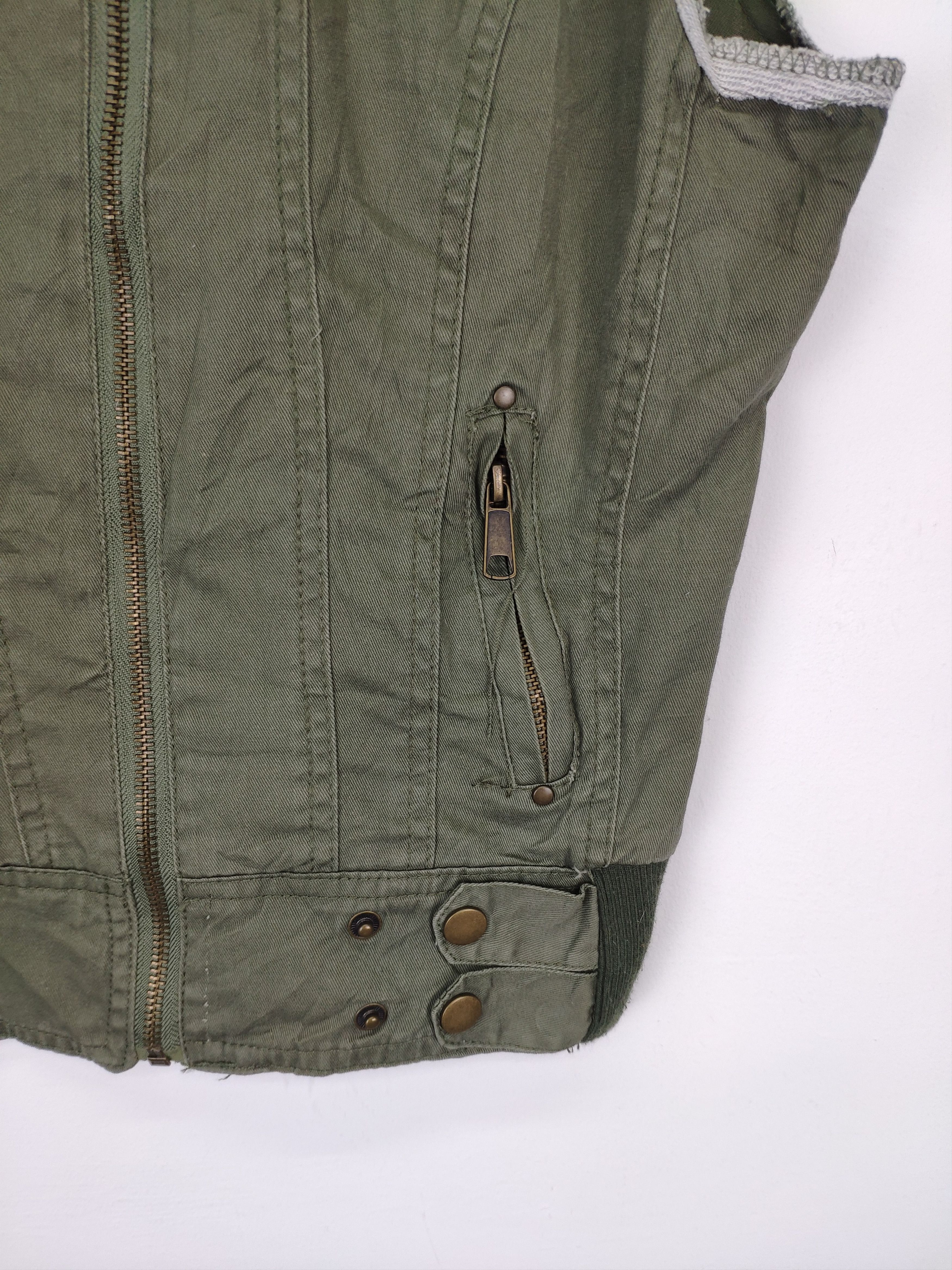 If Six Was Nine × Japanese Brand × Le Grande Bleu (L.G.B.) Vintage Japanese Vest Army Style Size M / US 6-8 / IT 42-44 - 7 Thumbnail