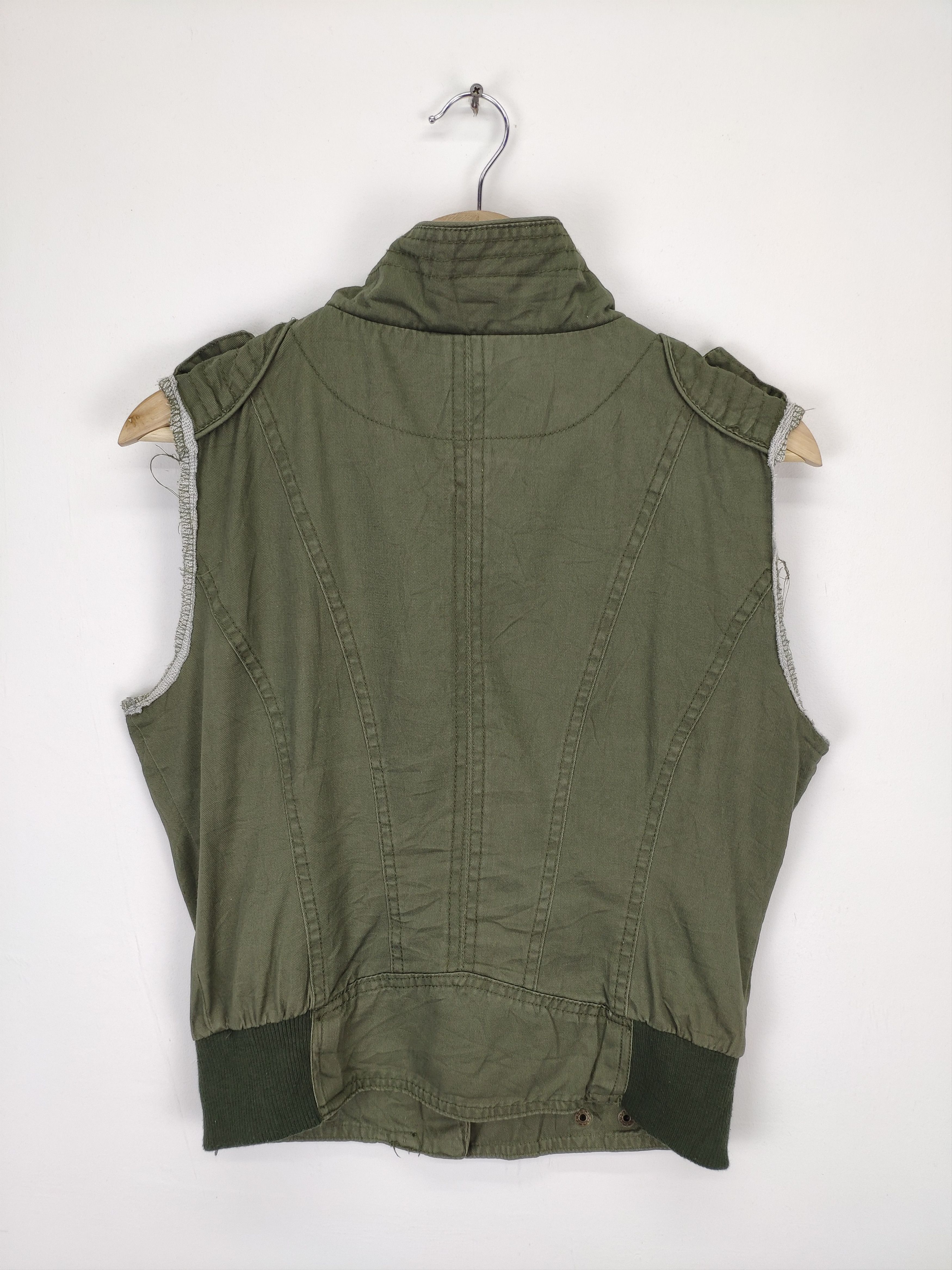 If Six Was Nine × Japanese Brand × Le Grande Bleu (L.G.B.) Vintage Japanese Vest Army Style Size M / US 6-8 / IT 42-44 - 13 Thumbnail