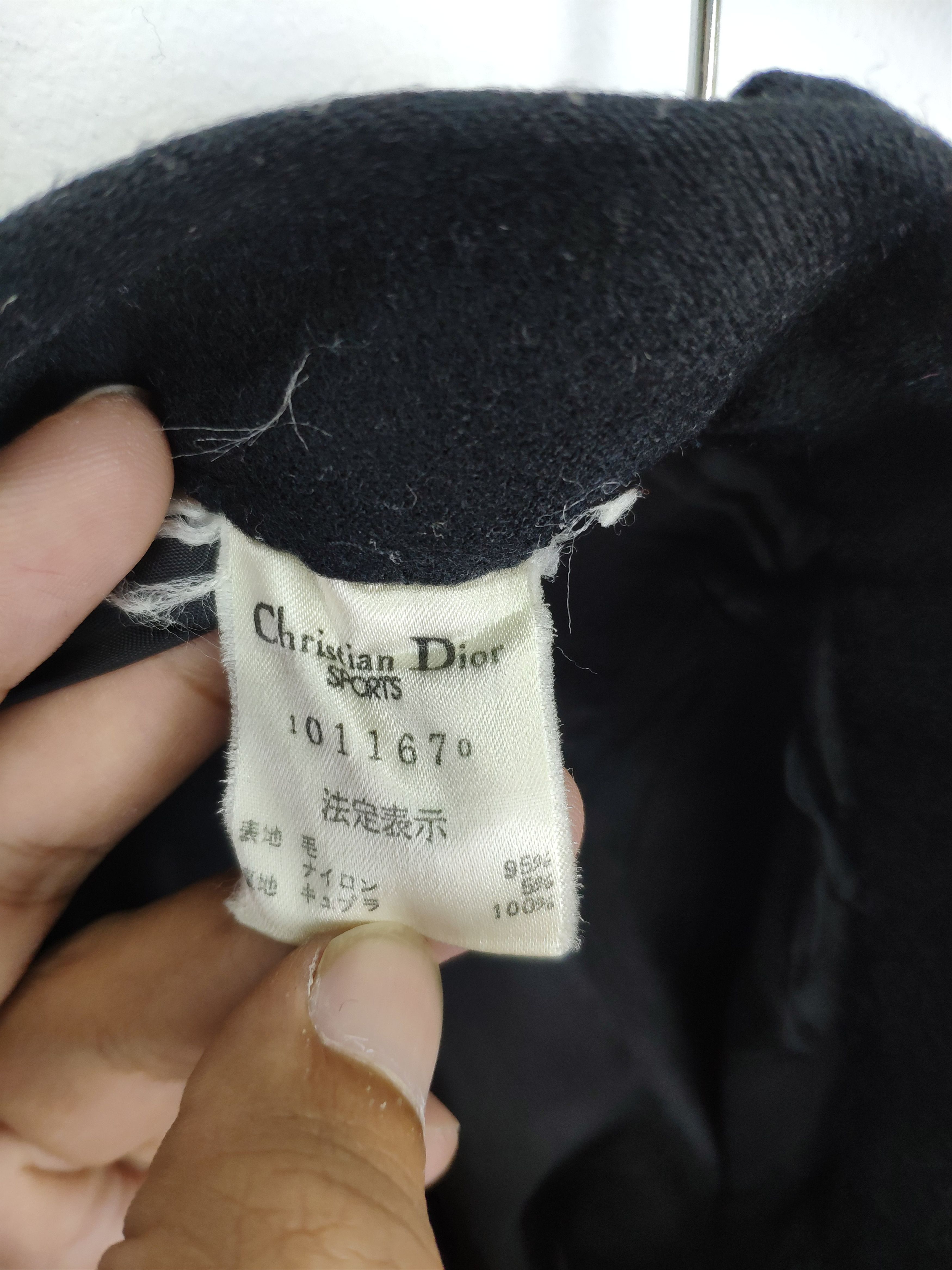 Christian Dior Monsieur Vintage Christian Dior Trousers Wool Pants Black Size 27" / US 4 / IT 40 - 10 Thumbnail