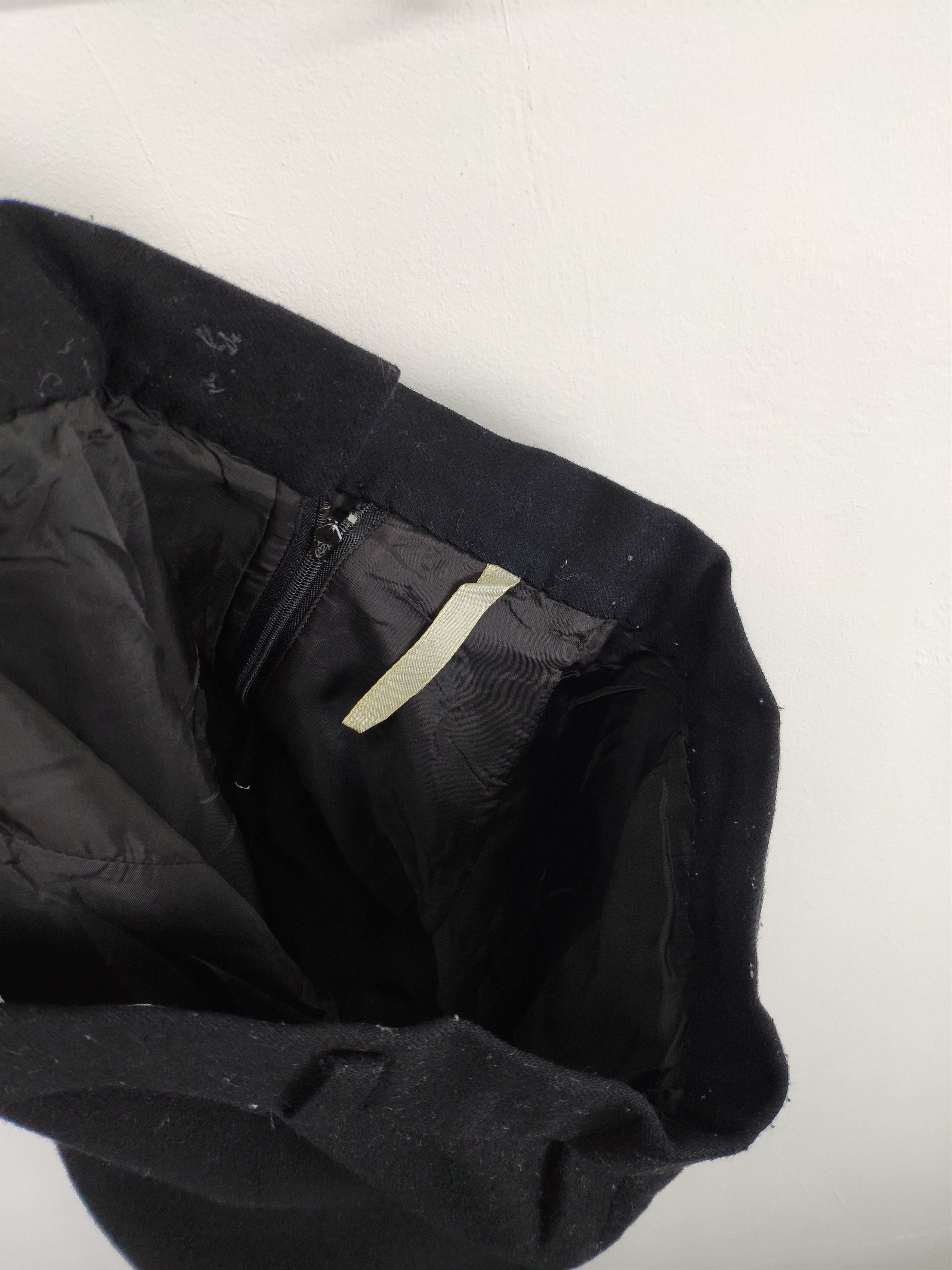 Christian Dior Monsieur Vintage Christian Dior Trousers Wool Pants Black Size 27" / US 4 / IT 40 - 12 Thumbnail
