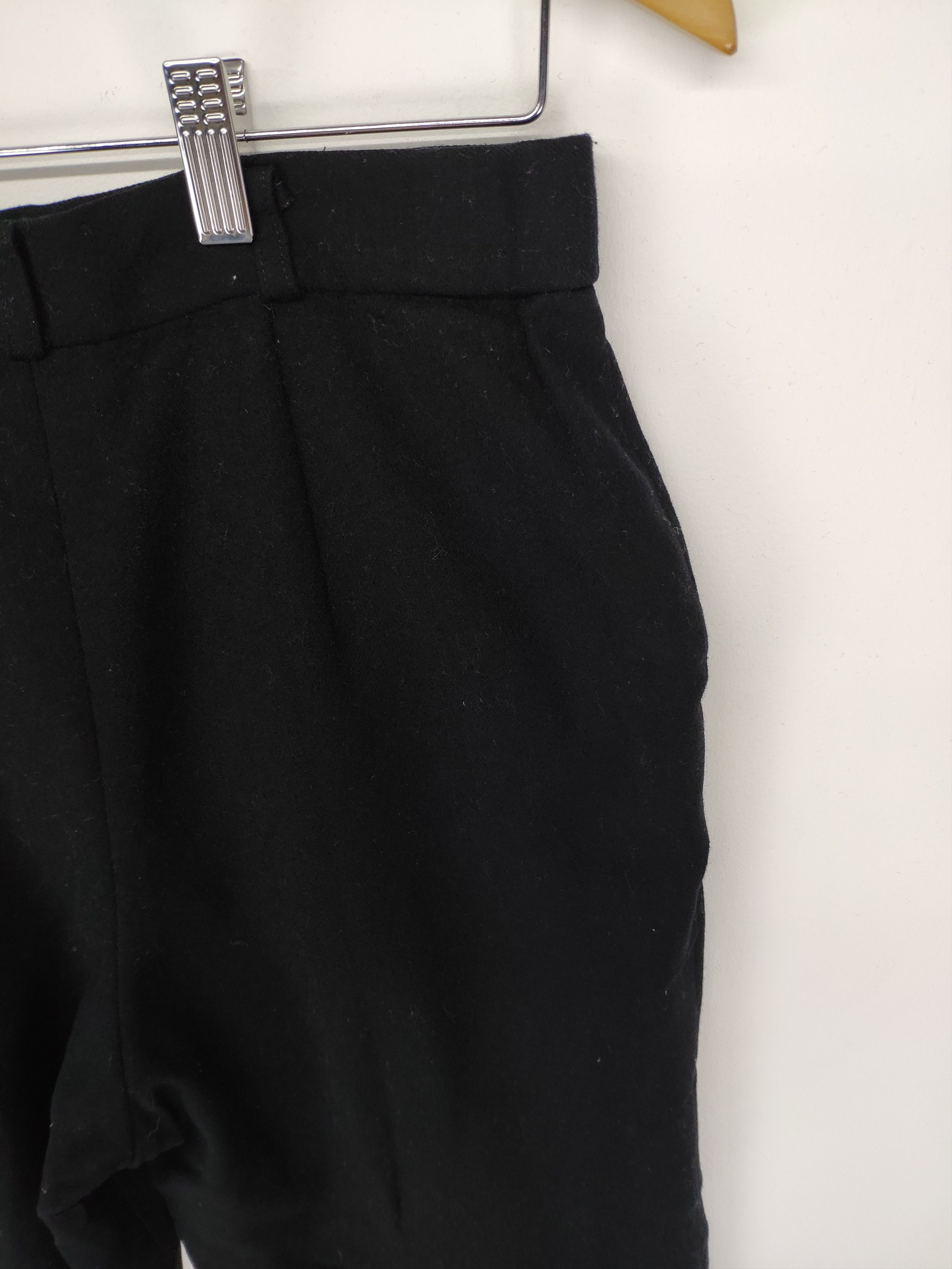 Christian Dior Monsieur Vintage Christian Dior Trousers Wool Pants Black Size 27" / US 4 / IT 40 - 15 Thumbnail