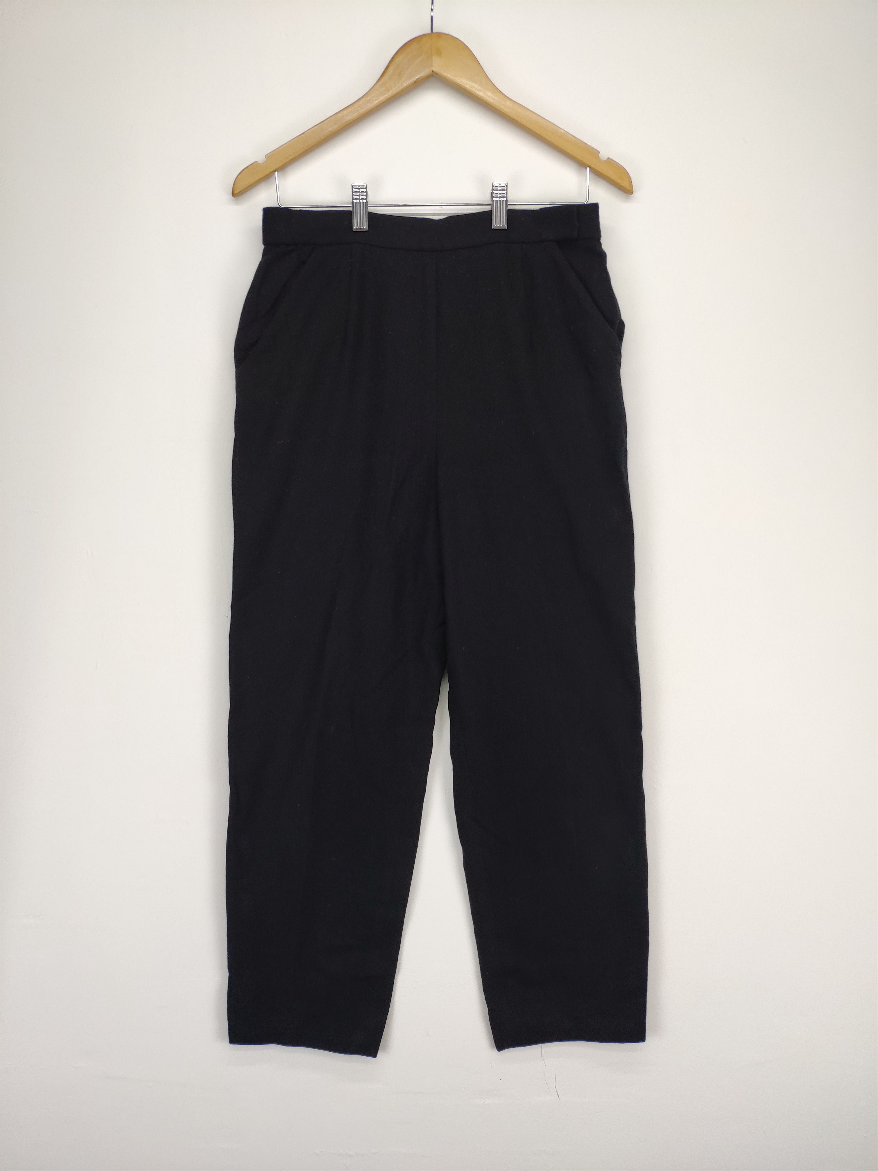 Christian Dior Monsieur Vintage Christian Dior Trousers Wool Pants Black Size 27" / US 4 / IT 40 - 1 Thumbnail