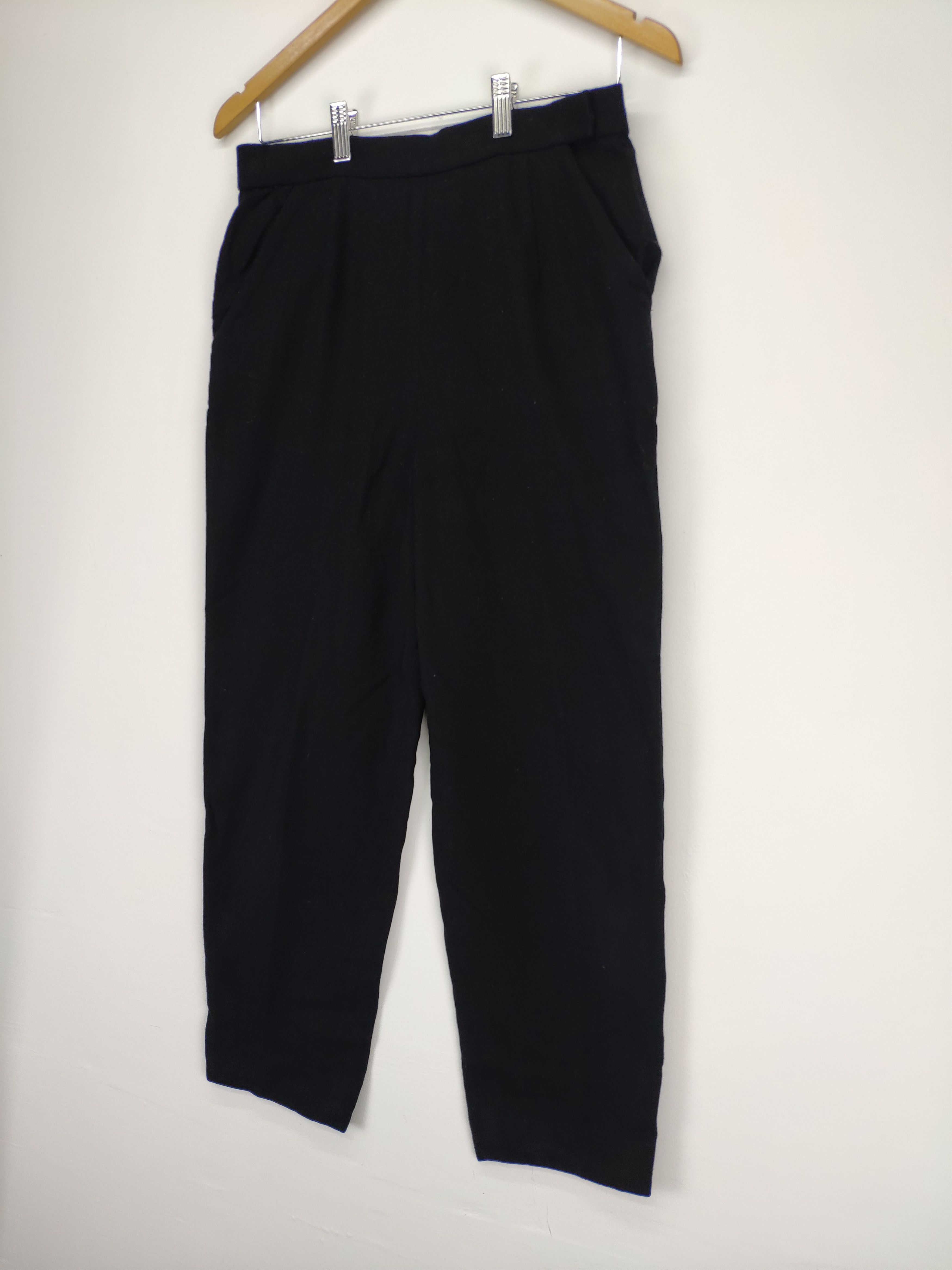 Christian Dior Monsieur Vintage Christian Dior Trousers Wool Pants Black Size 27" / US 4 / IT 40 - 2 Thumbnail