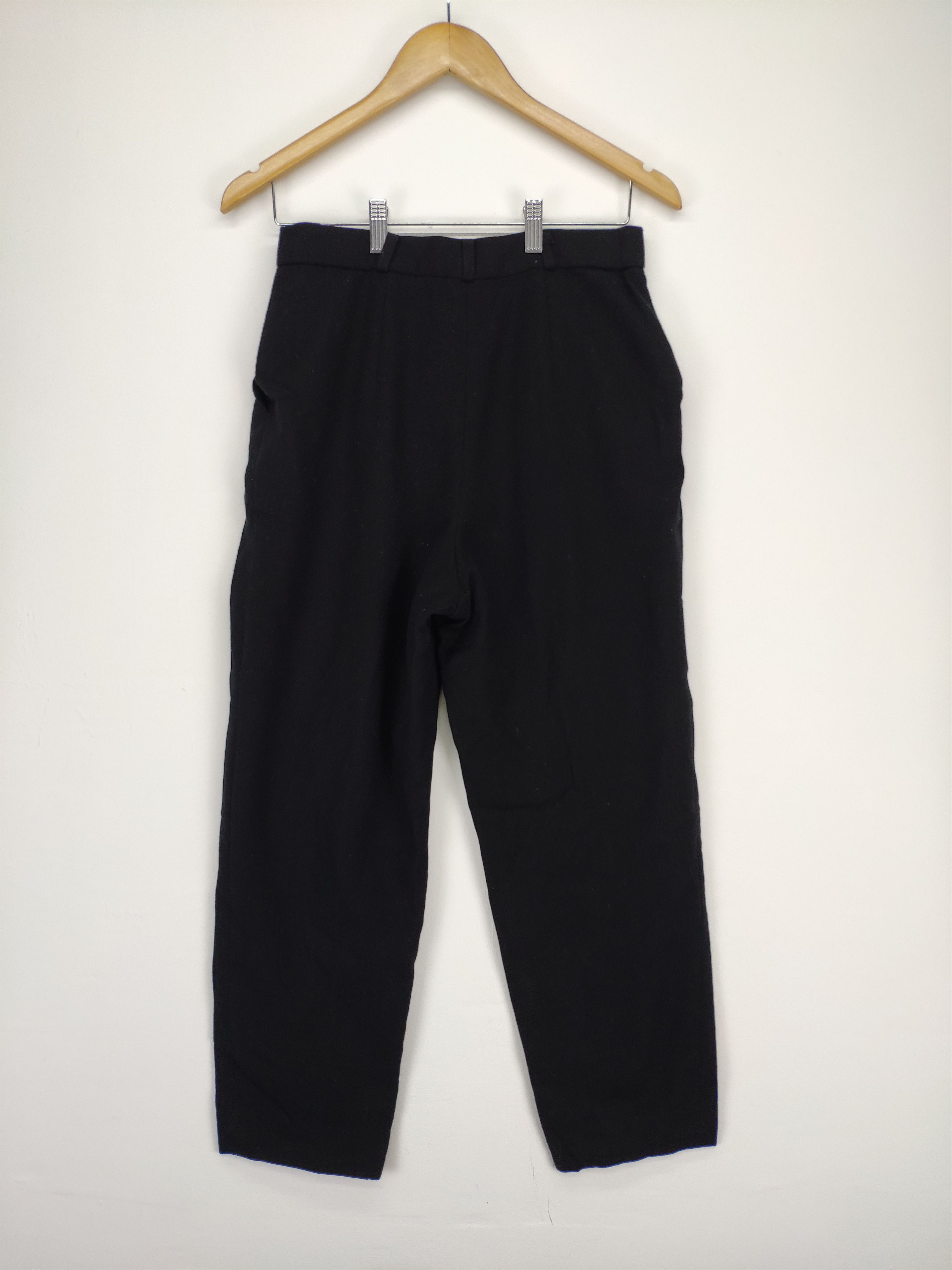 Christian Dior Monsieur Vintage Christian Dior Trousers Wool Pants Black Size 27" / US 4 / IT 40 - 16 Thumbnail