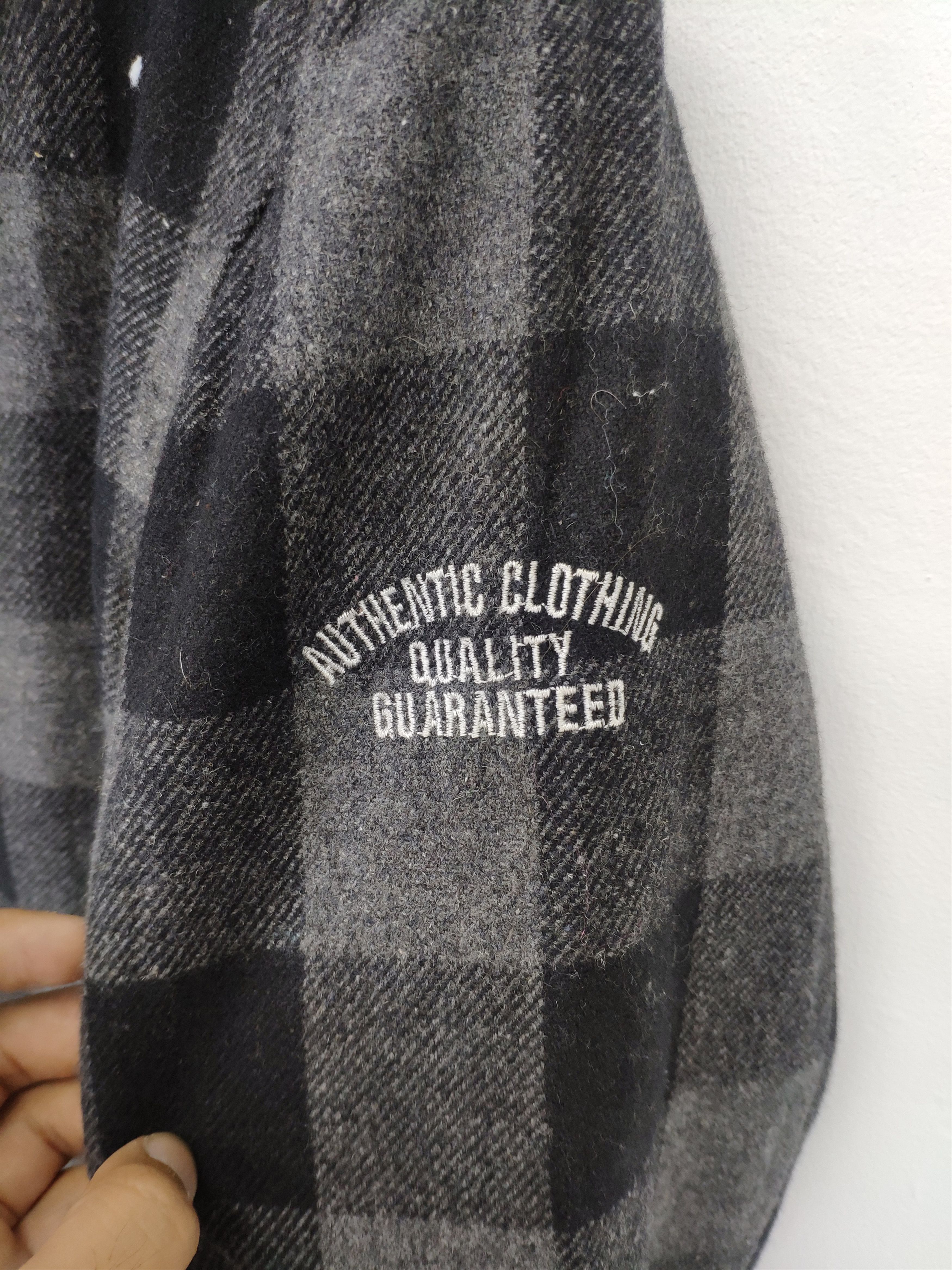 Japanese Brand × Vintage Steal 💥 Vintage Wool Jacket Checkered by Blue Cross Size US M / EU 48-50 / 2 - 10 Thumbnail