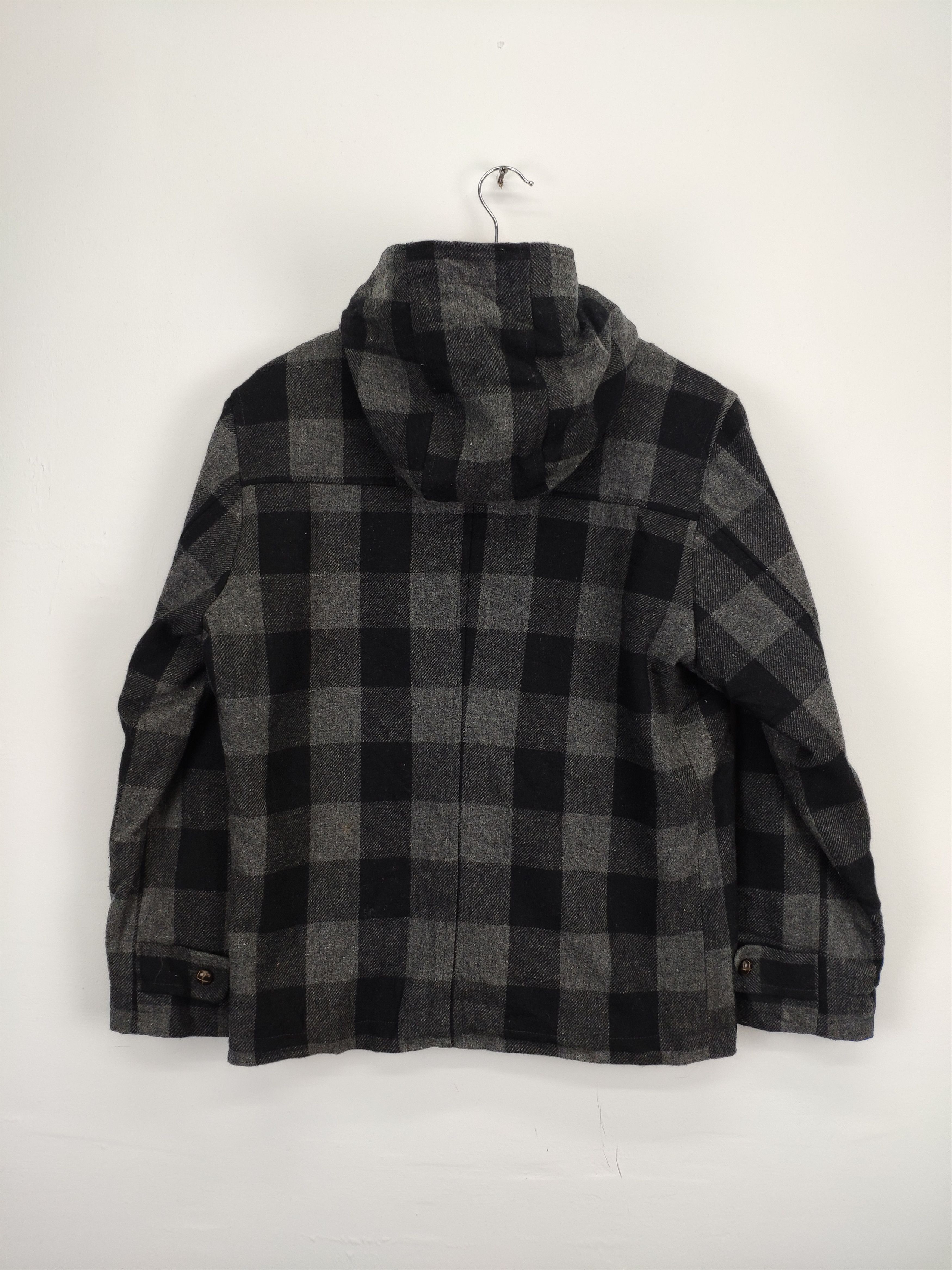 Japanese Brand × Vintage Steal 💥 Vintage Wool Jacket Checkered by Blue Cross Size US M / EU 48-50 / 2 - 17 Thumbnail