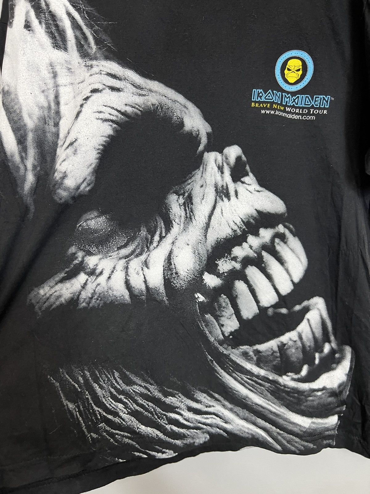 Band Tees Rare Vintage 2000 Iron Maiden Eddie Big Head Metal Band Tee Size US L / EU 52-54 / 3 - 6 Thumbnail