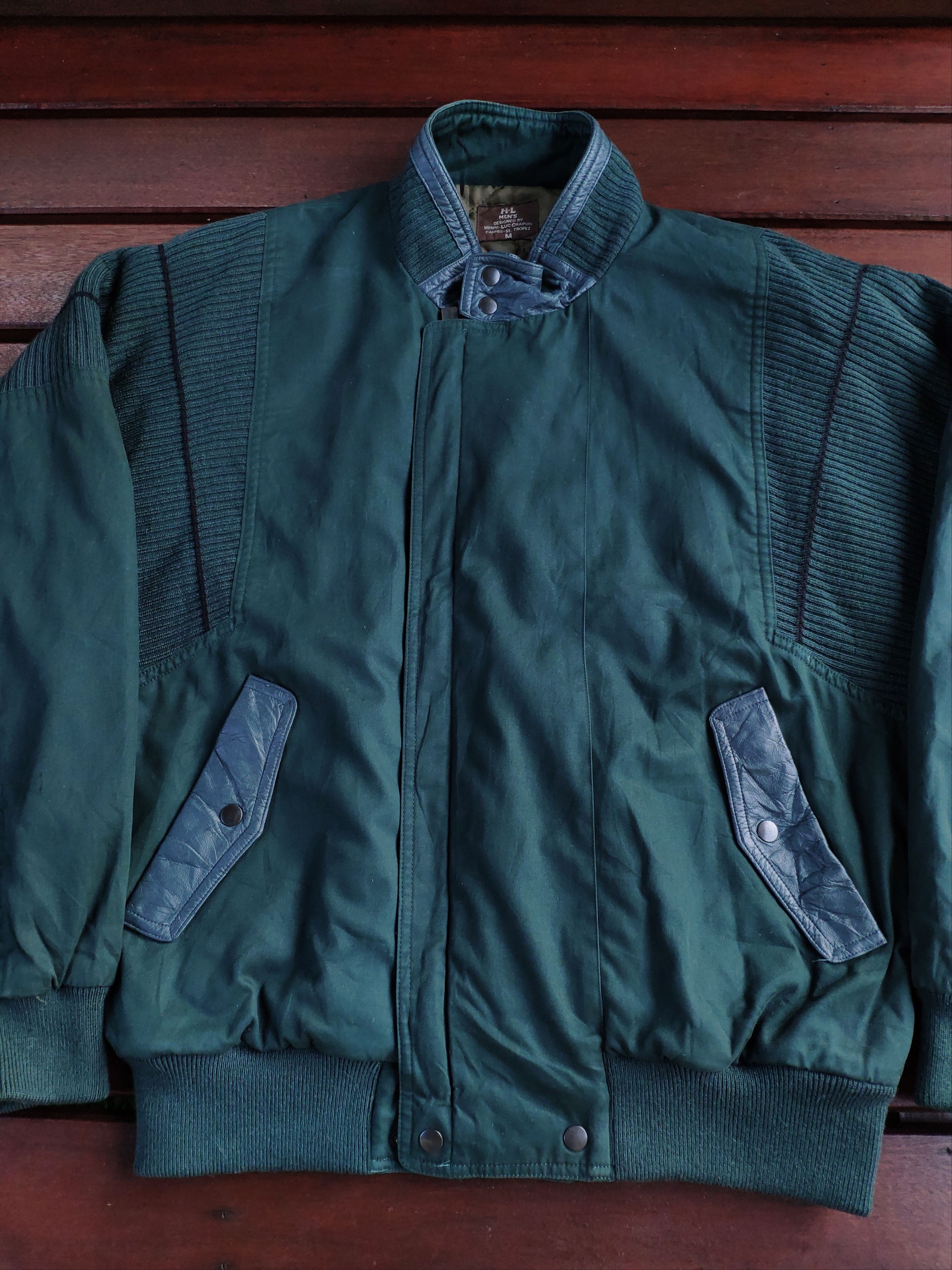 Japanese Brand × Vintage Vintage Bomber Jacket Avirex Style By Henri-Luc Chapuis Size US M / EU 48-50 / 2 - 2 Thumbnail