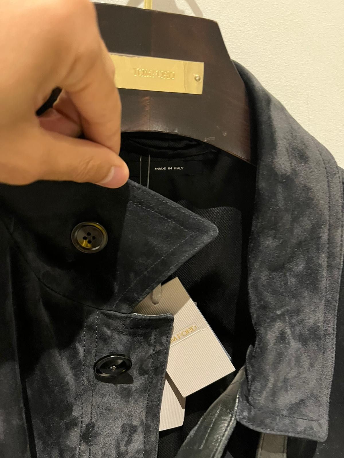 Tom Ford Black Velvet Buttons Jacket Size US L / EU 52-54 / 3 - 7 Thumbnail