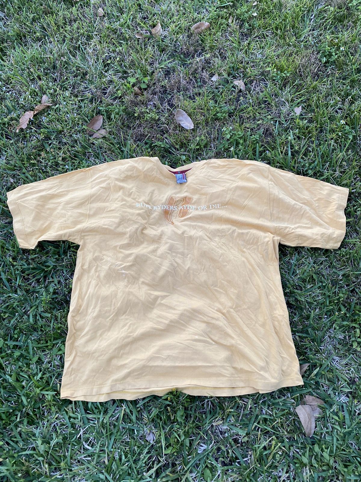 Rap Tees × Vintage Ruff Ryder dirty denim T-shirt Size US XXL / EU 58 / 5 - 3 Thumbnail