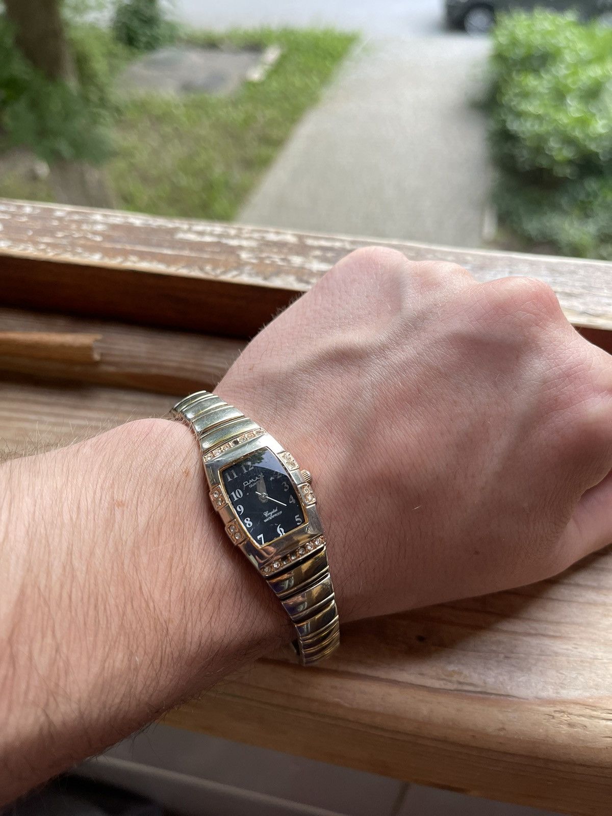 Hysteric Glamour × Japanese Brand Vintage OMAX waterproof futuristic bracelet retro watch Size ONE SIZE - 2 Thumbnail