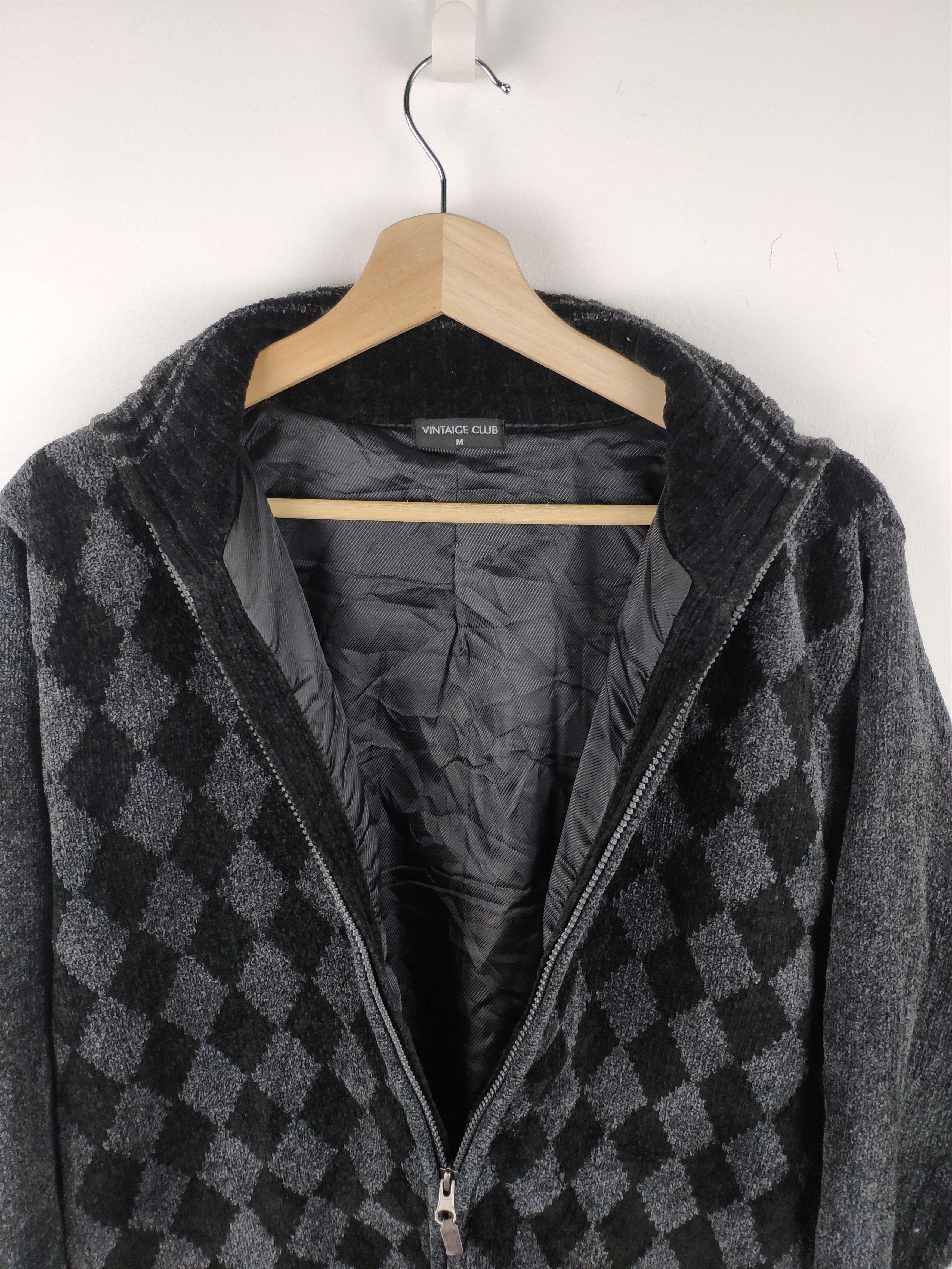 Japanese Brand × Vintage Steal 💥 Vintage Jacket Diamond Style by Vintaige Club Size US M / EU 48-50 / 2 - 4 Thumbnail