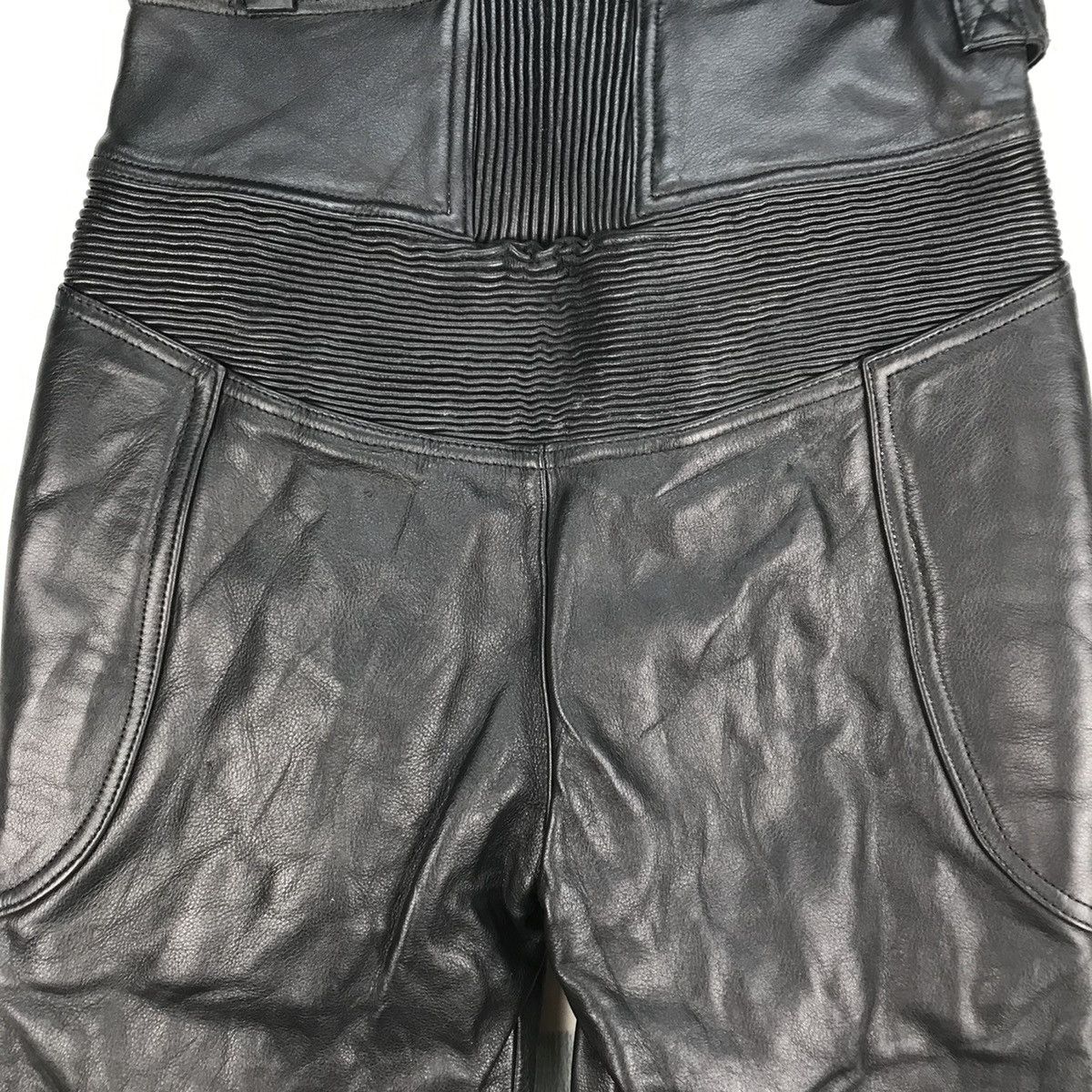Japanese Brand Vintage Genuine Leather Racing Pants Like New Size US 30 / EU 46 - 11 Thumbnail