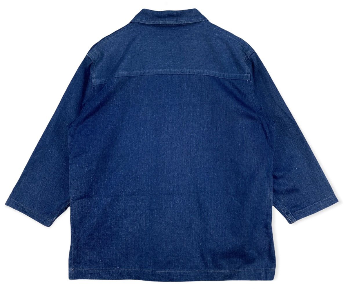 Japanese Brand Vintage Indigo Denim Jacket Like Kapital Size US M / EU 48-50 / 2 - 5 Thumbnail