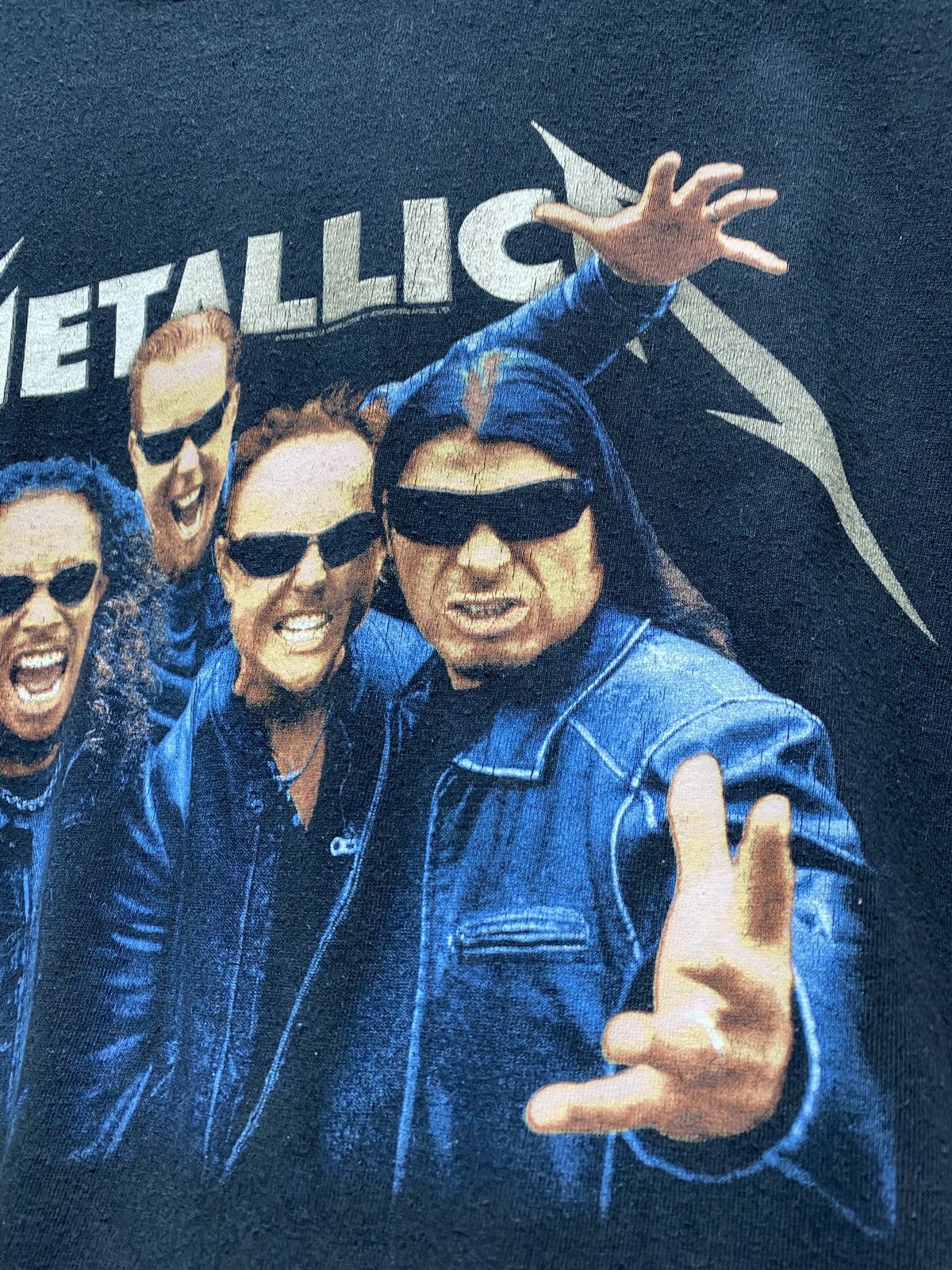 Band Tees Metallica Rock Band T Shirt Rock Tee Men’s XL Black Size US XL / EU 56 / 4 - 10 Thumbnail
