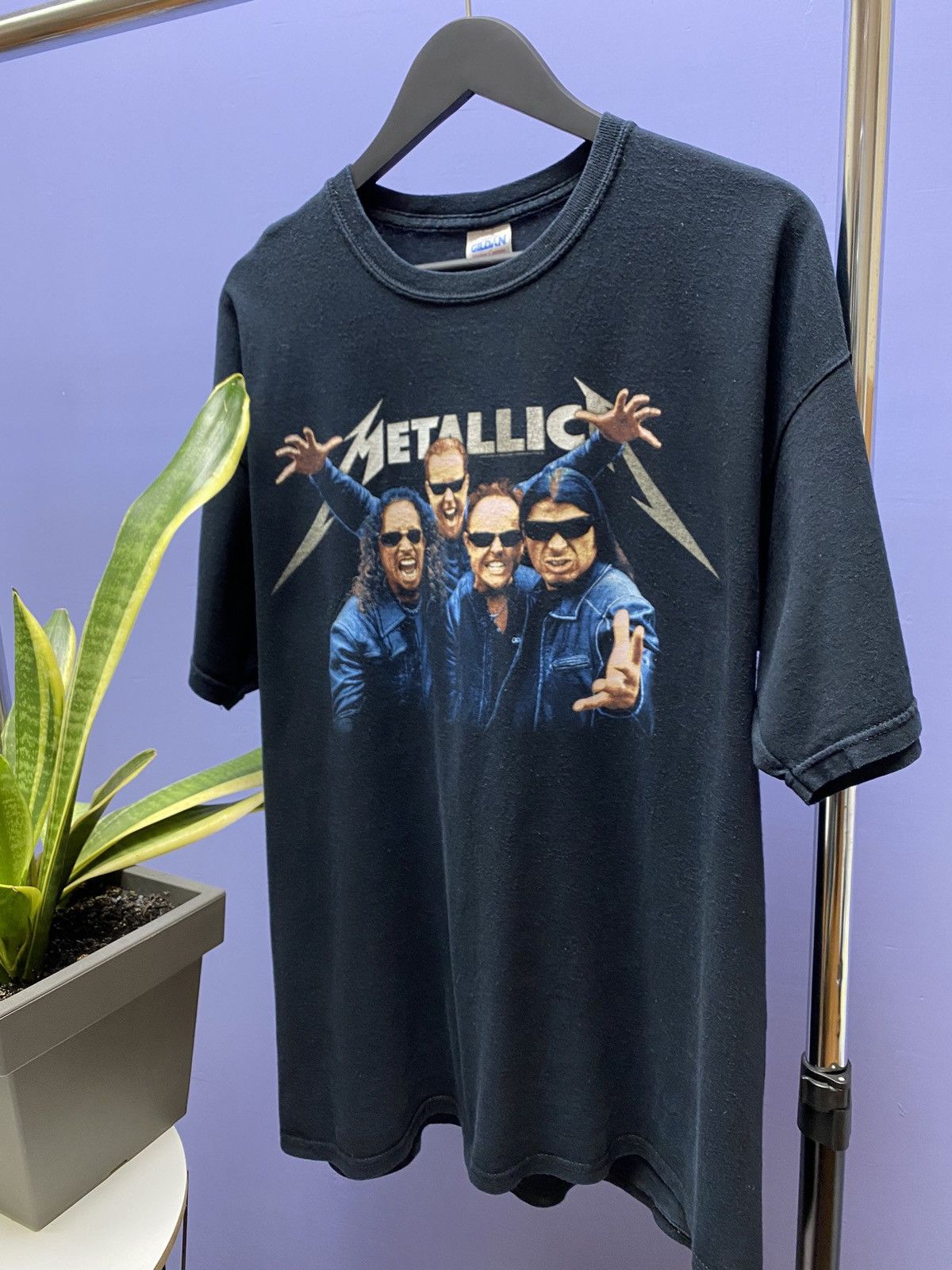 Band Tees Metallica Rock Band T Shirt Rock Tee Men’s XL Black Size US XL / EU 56 / 4 - 2 Thumbnail