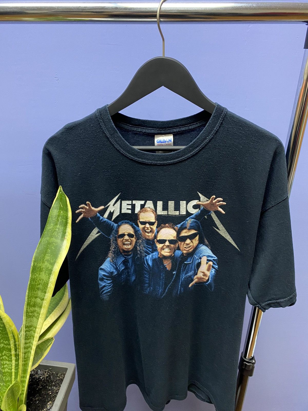 Band Tees Metallica Rock Band T Shirt Rock Tee Men’s XL Black Size US XL / EU 56 / 4 - 5 Thumbnail