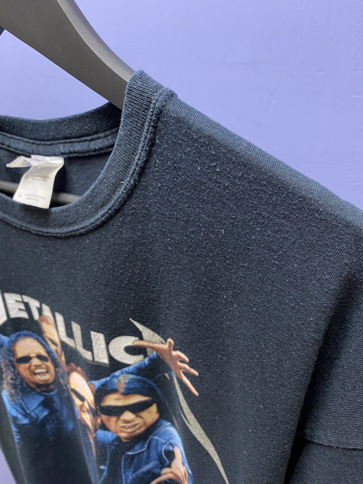 Band Tees Metallica Rock Band T Shirt Rock Tee Men’s XL Black Size US XL / EU 56 / 4 - 15 Thumbnail